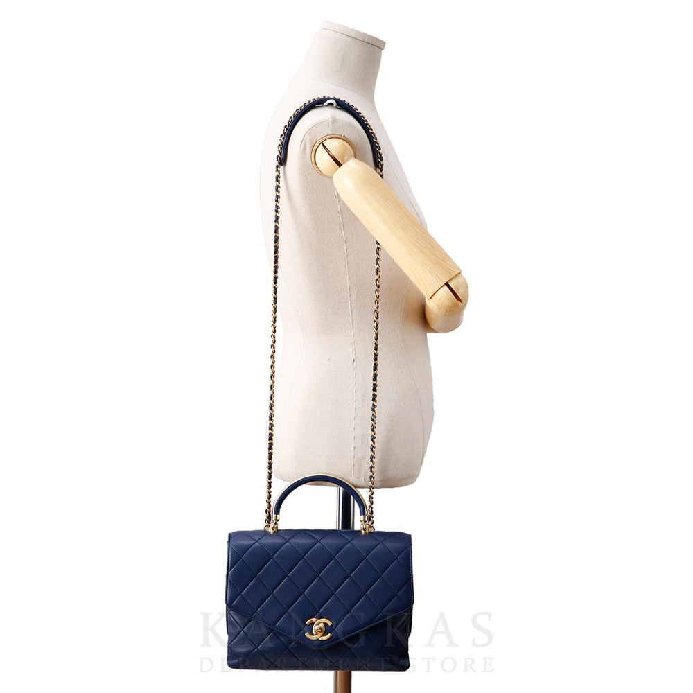 CHANEL(USED)샤넬 AS0626 시즌 플랩 탑핸들 토트백