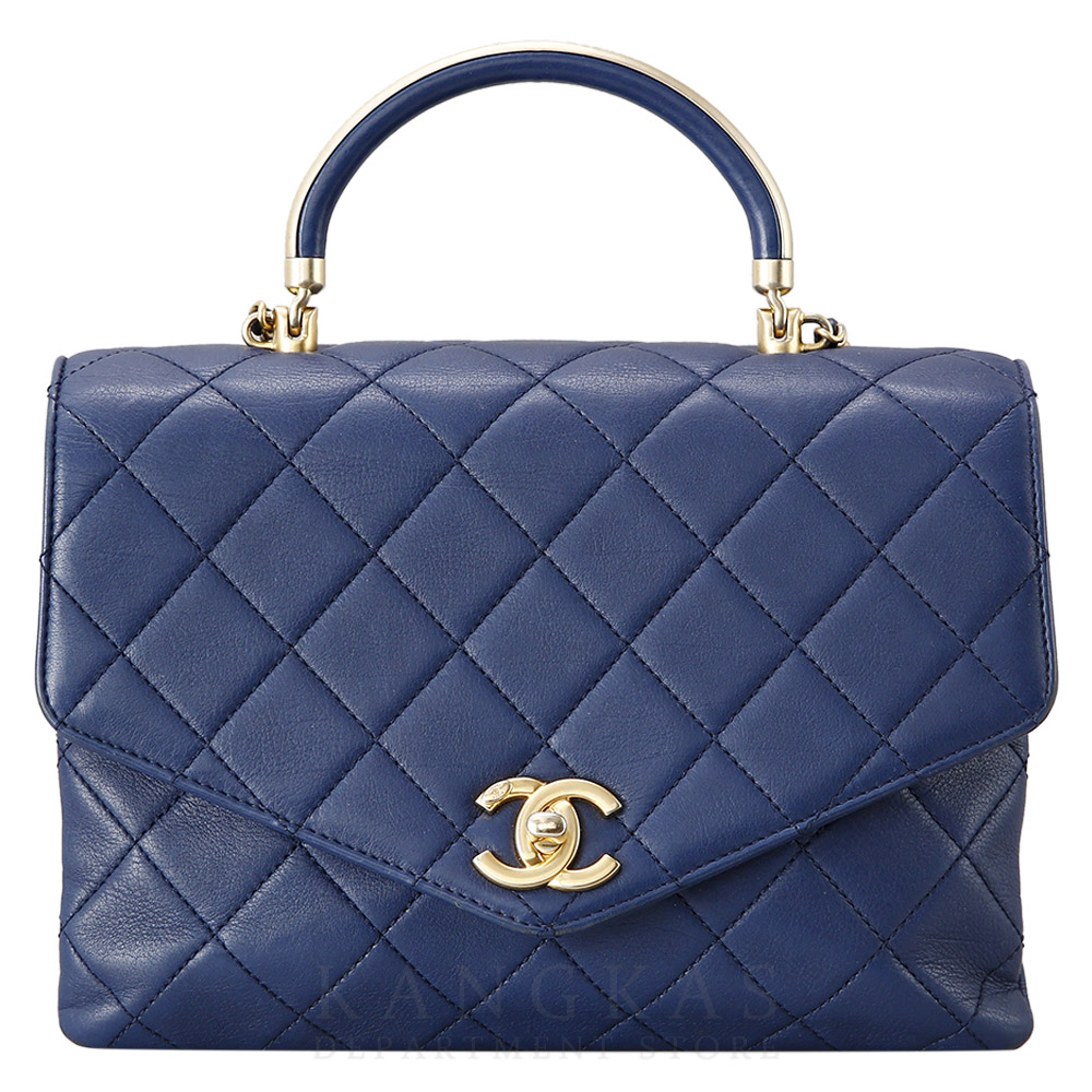 CHANEL(USED)샤넬 AS0626 시즌 플랩 탑핸들 토트백