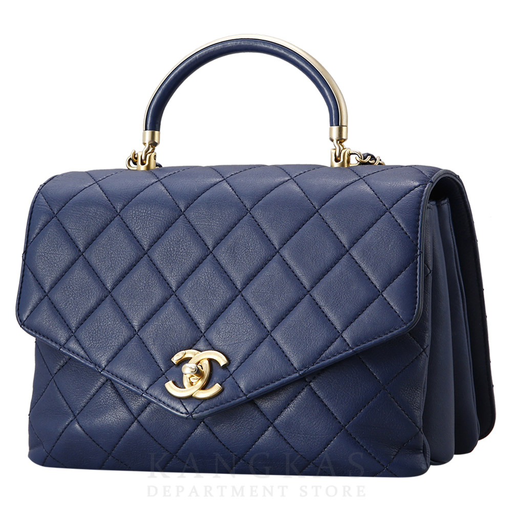 CHANEL(USED)샤넬 AS0626 시즌 플랩 탑핸들 토트백