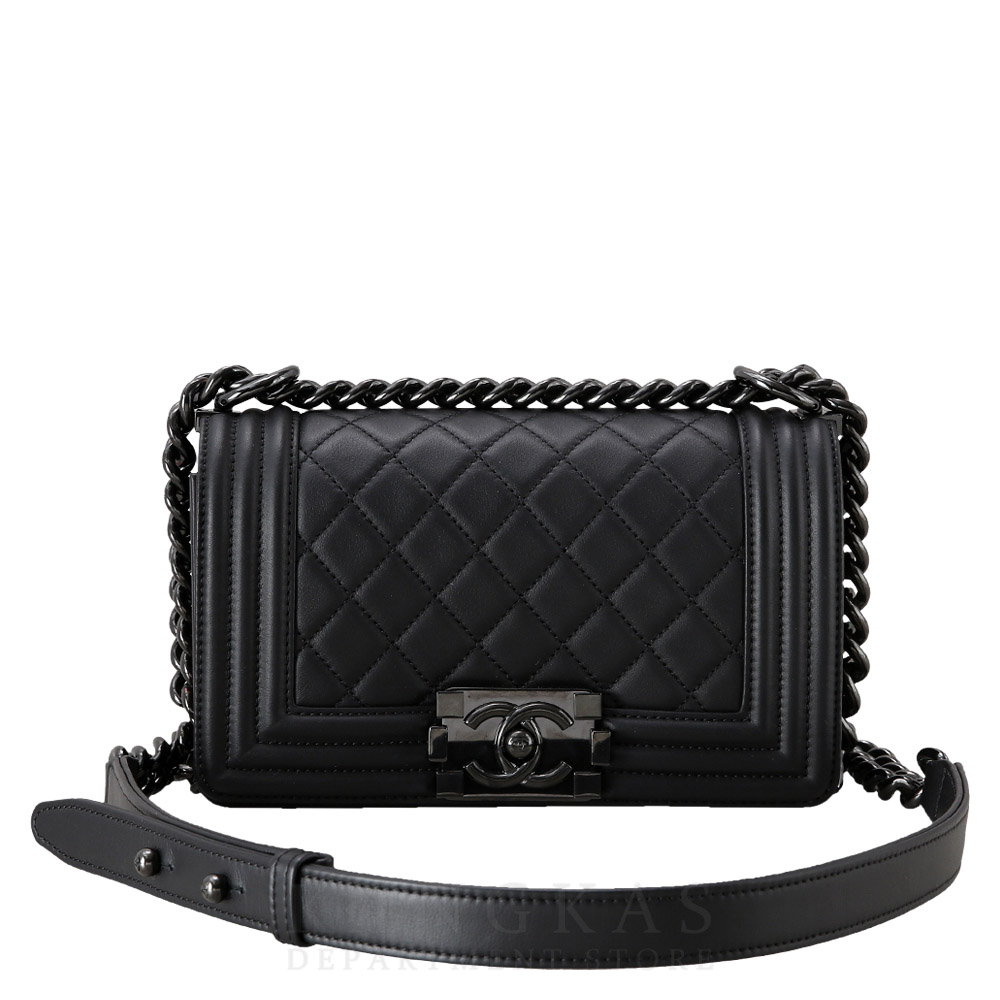 CHANEL(USED)샤넬 램스킨 보이샤넬 스몰 플랩백