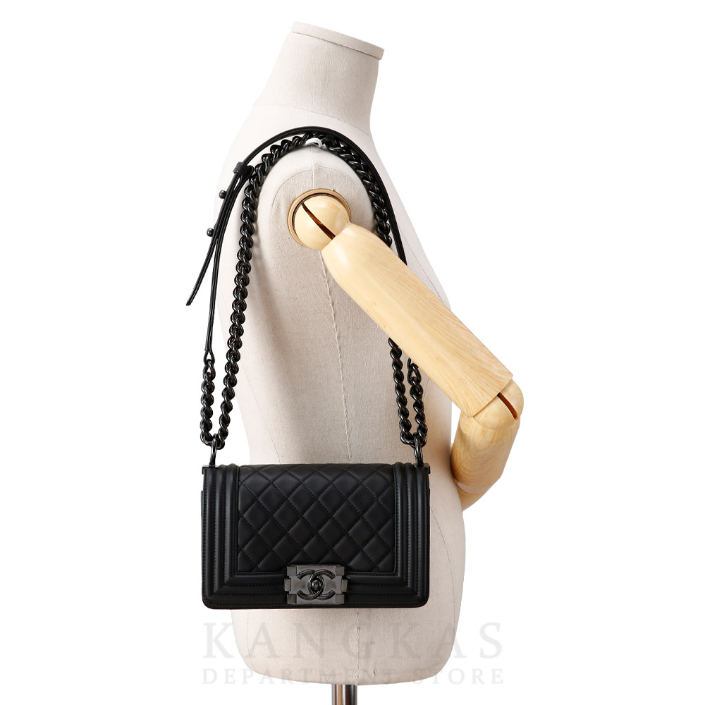 CHANEL(USED)샤넬 램스킨 보이샤넬 스몰 플랩백