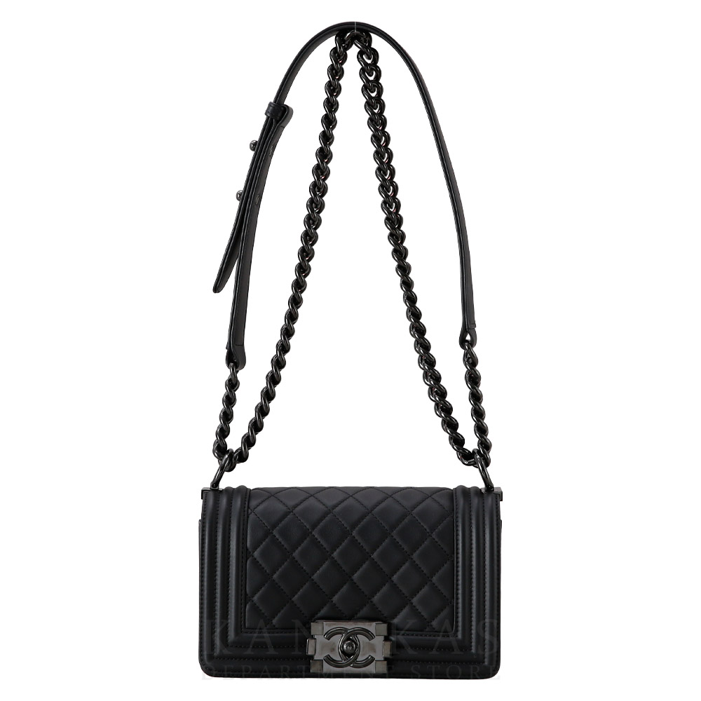 CHANEL(USED)샤넬 램스킨 보이샤넬 스몰 플랩백