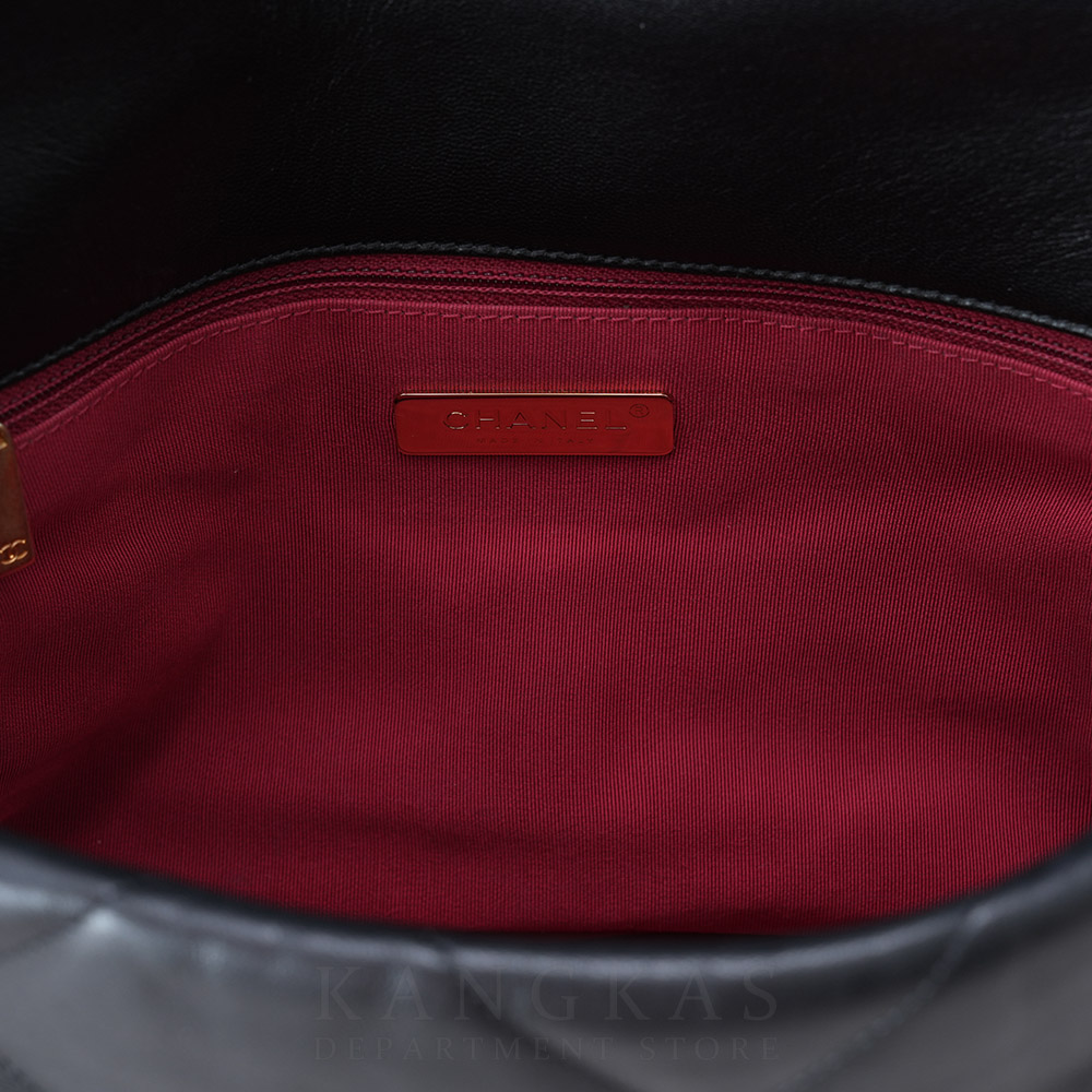 CHANEL(USED)샤넬 램스킨 19백 맥시