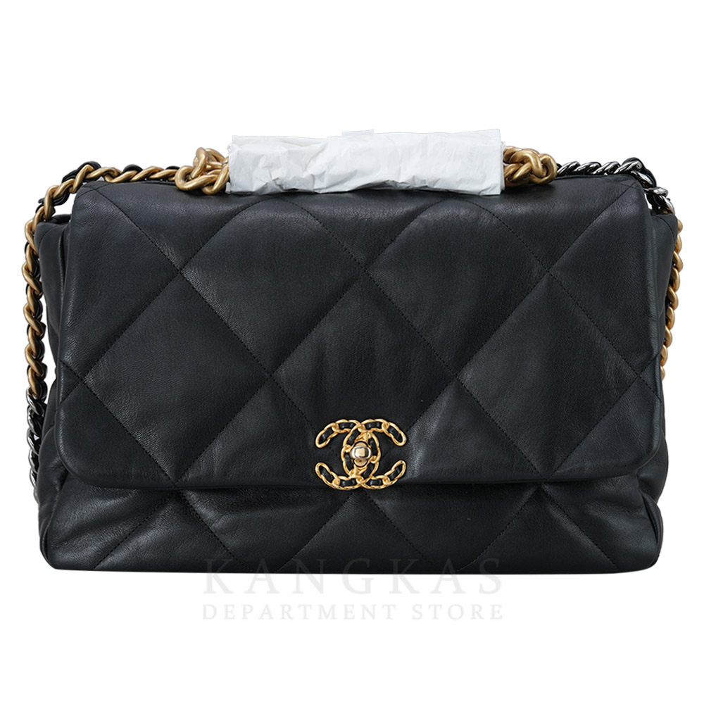 CHANEL(USED)샤넬 램스킨 19백 맥시