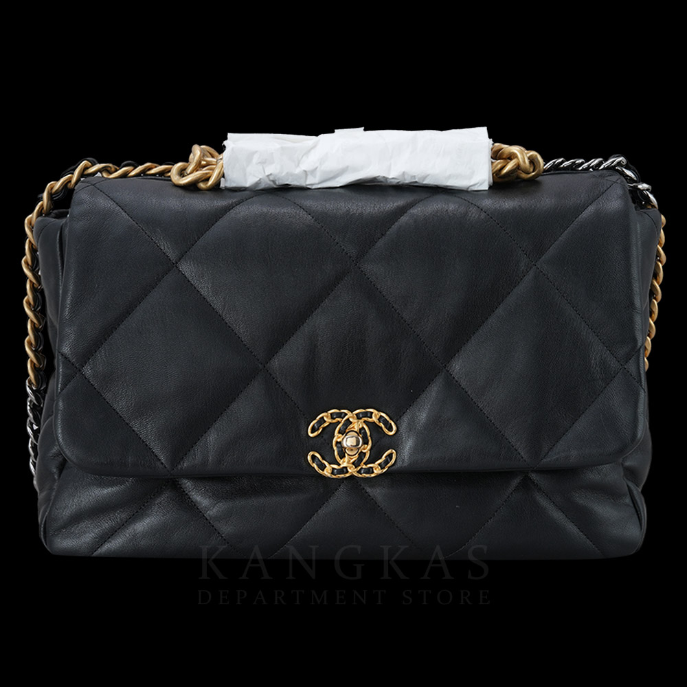 CHANEL(USED)샤넬 램스킨 19백 맥시
