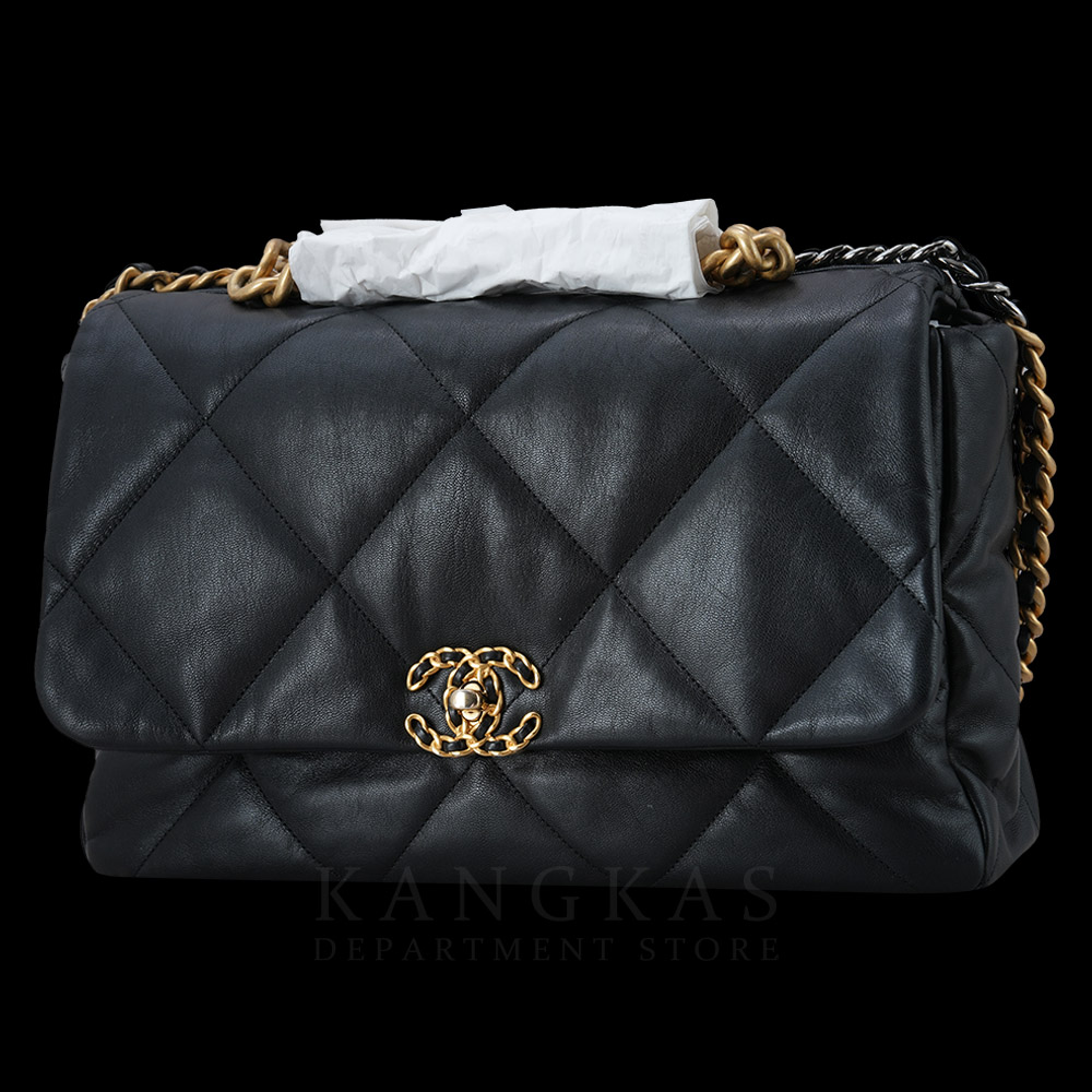 CHANEL(USED)샤넬 램스킨 19백 맥시