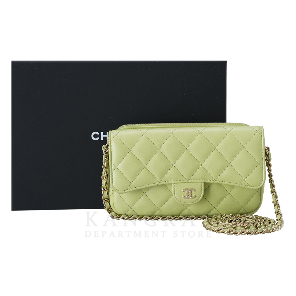 CHANEL(USED)샤넬 AP2096 더블 폰 홀더 체인 숄더백