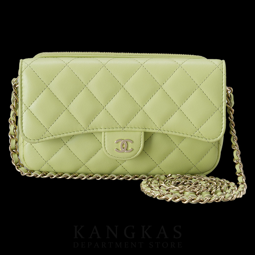 CHANEL(USED)샤넬 AP2096 더블 폰 홀더 체인 숄더백