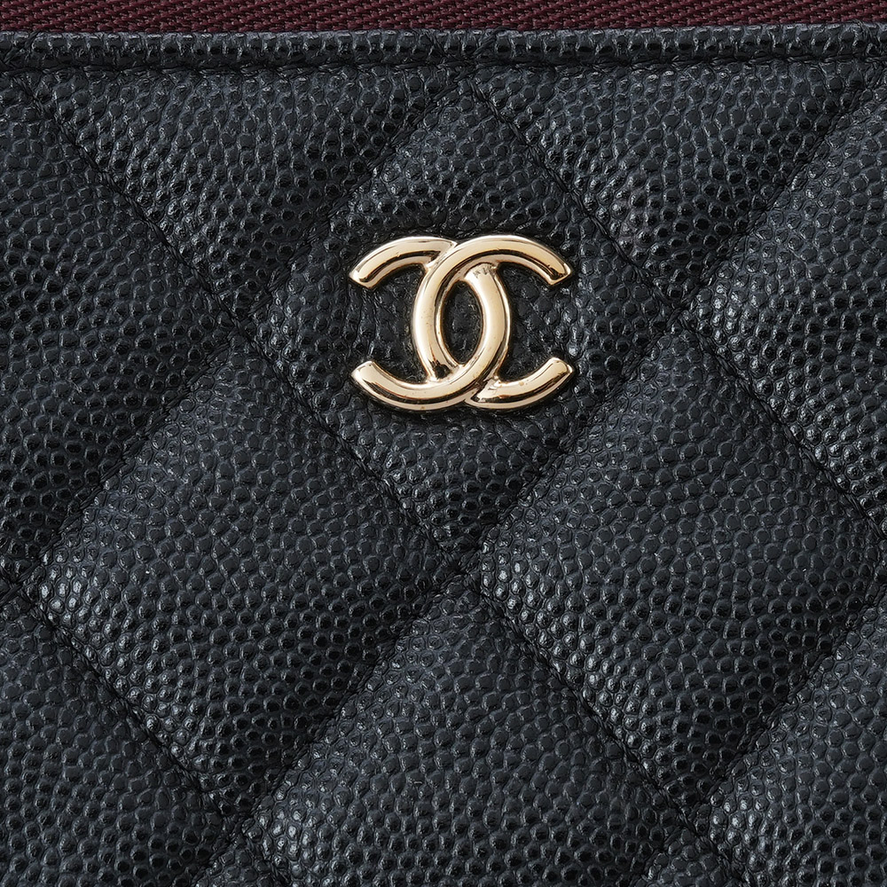CHANEL(USED)샤넬 A82545 캐비어 클래식 뉴미듐 클러치