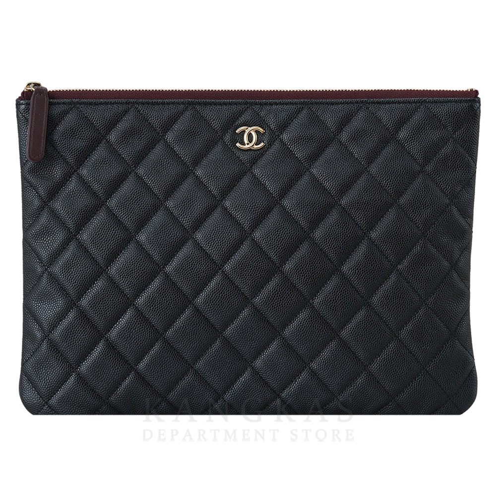 CHANEL(USED)샤넬 A82545 캐비어 클래식 뉴미듐 클러치