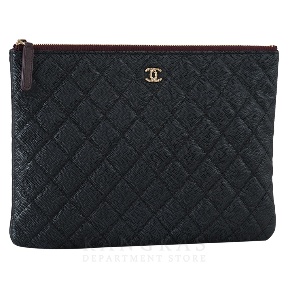 CHANEL(USED)샤넬 A82545 캐비어 클래식 뉴미듐 클러치