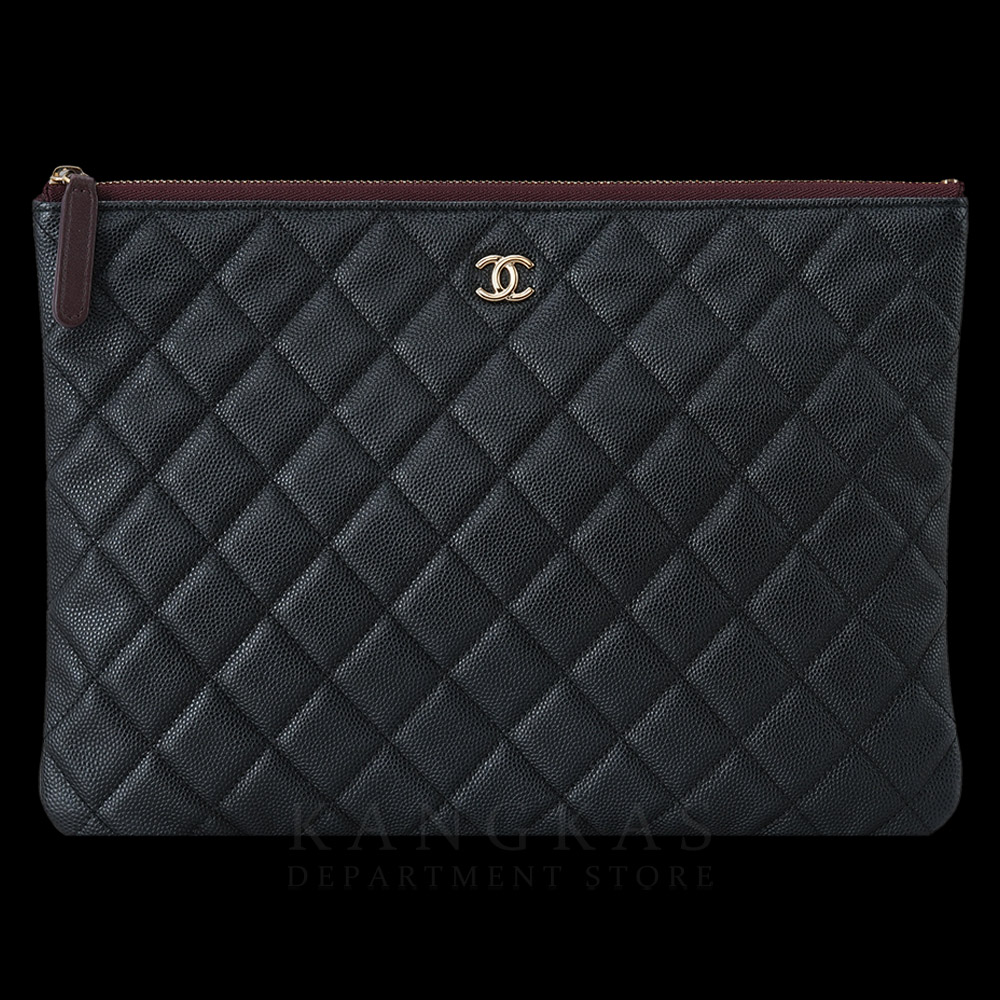 CHANEL(USED)샤넬 A82545 캐비어 클래식 뉴미듐 클러치