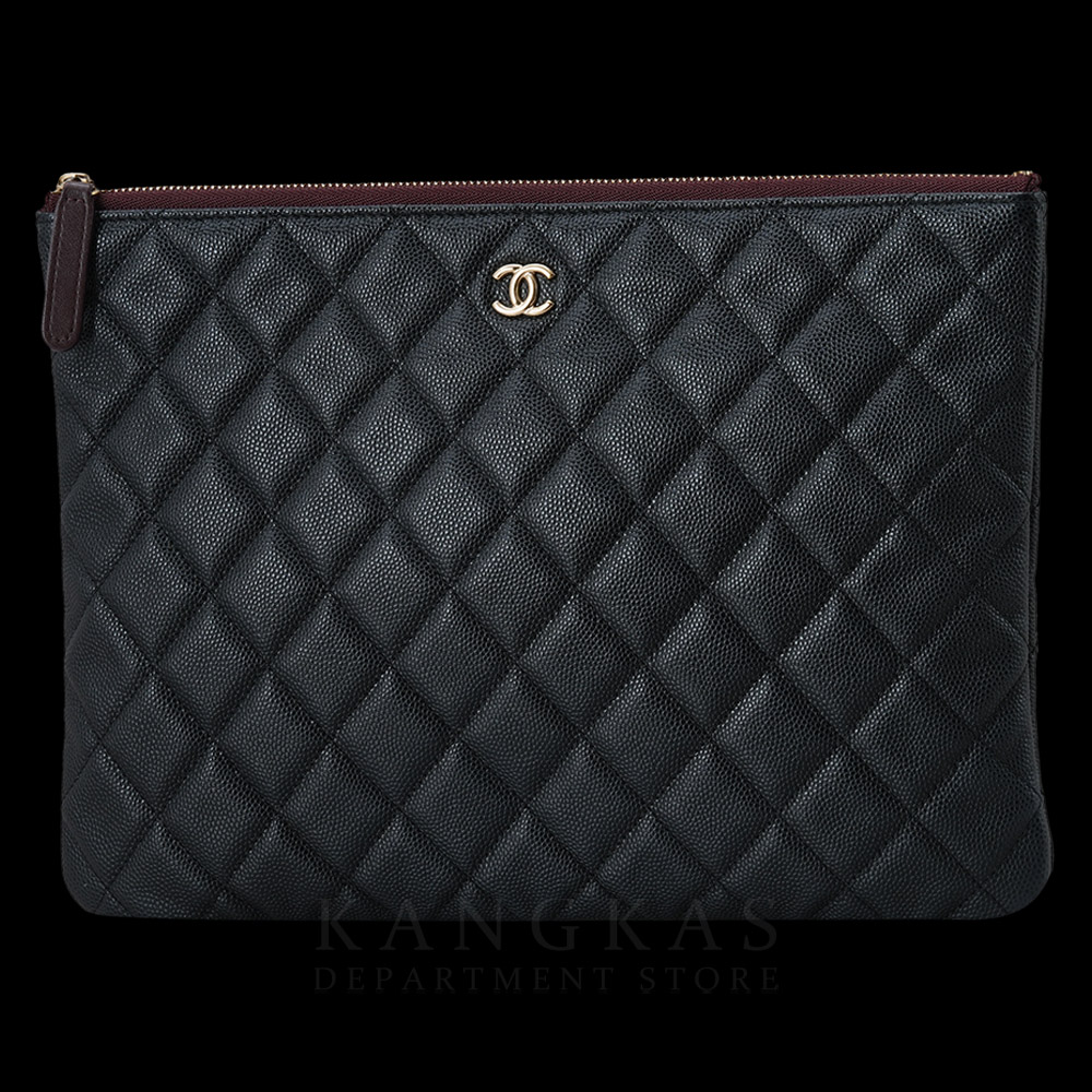 CHANEL(USED)샤넬 A82545 캐비어 클래식 뉴미듐 클러치