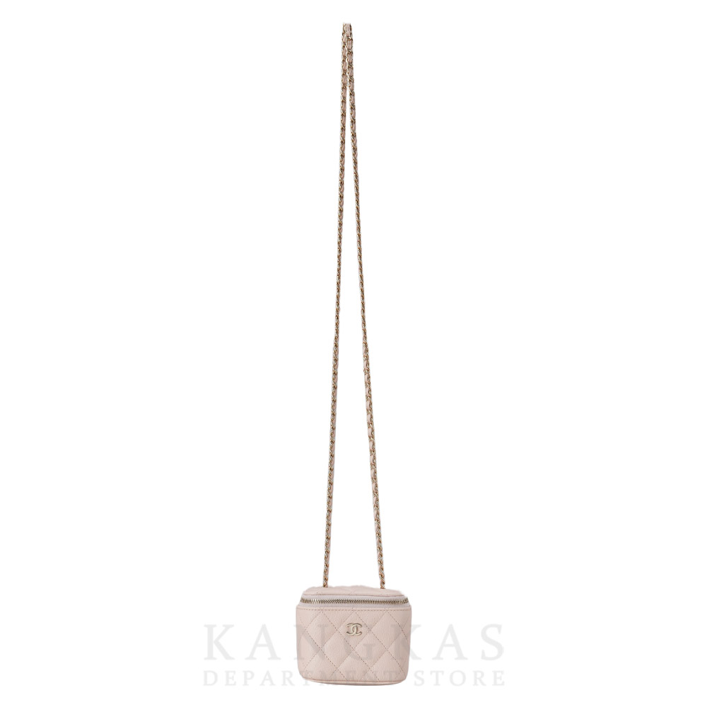 CHANEL(USED)샤넬 AP1340 캐비어 클래식 정사각 베니티 체인백