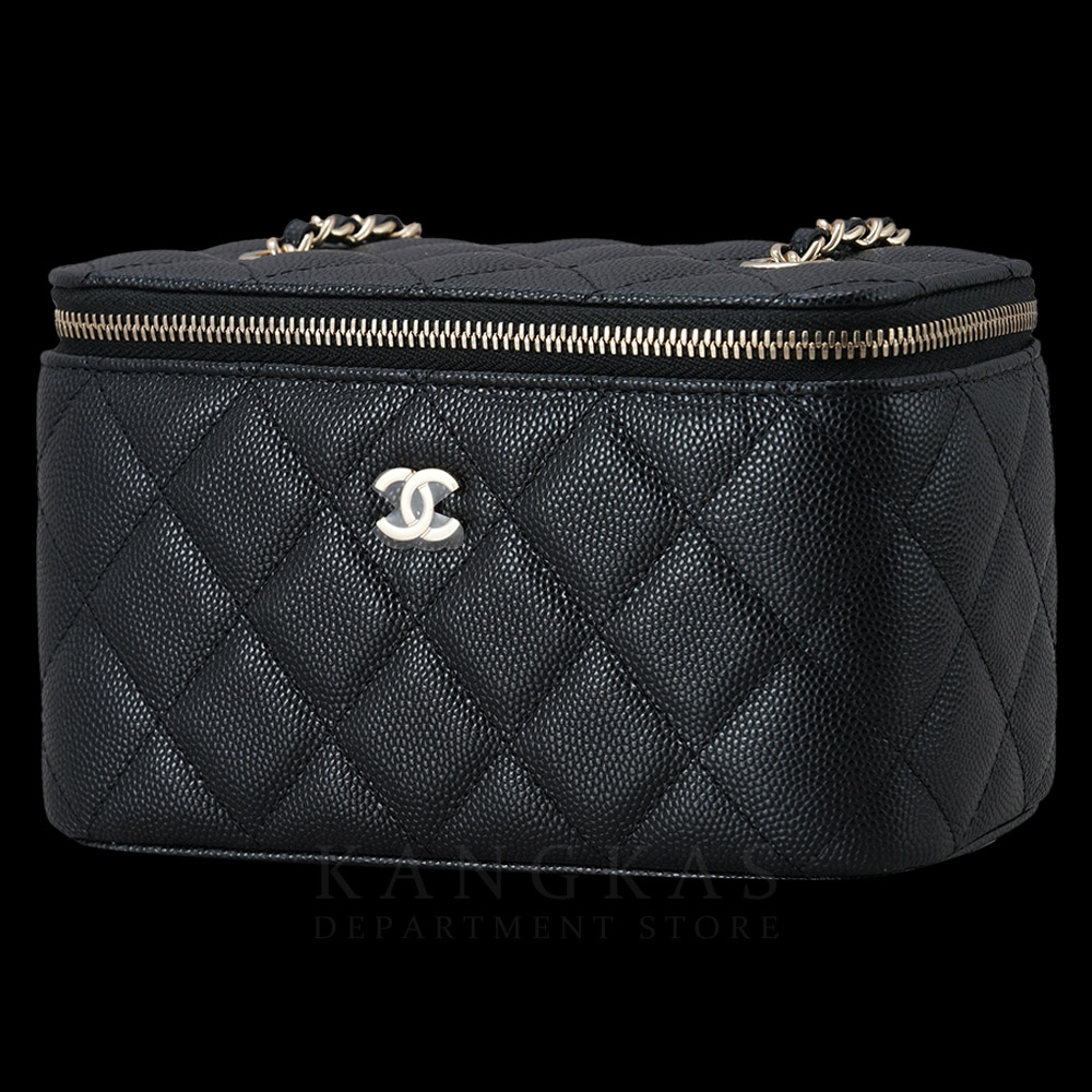CHANEL(USED)샤넬 캐비어 직사각 베니티 체인백