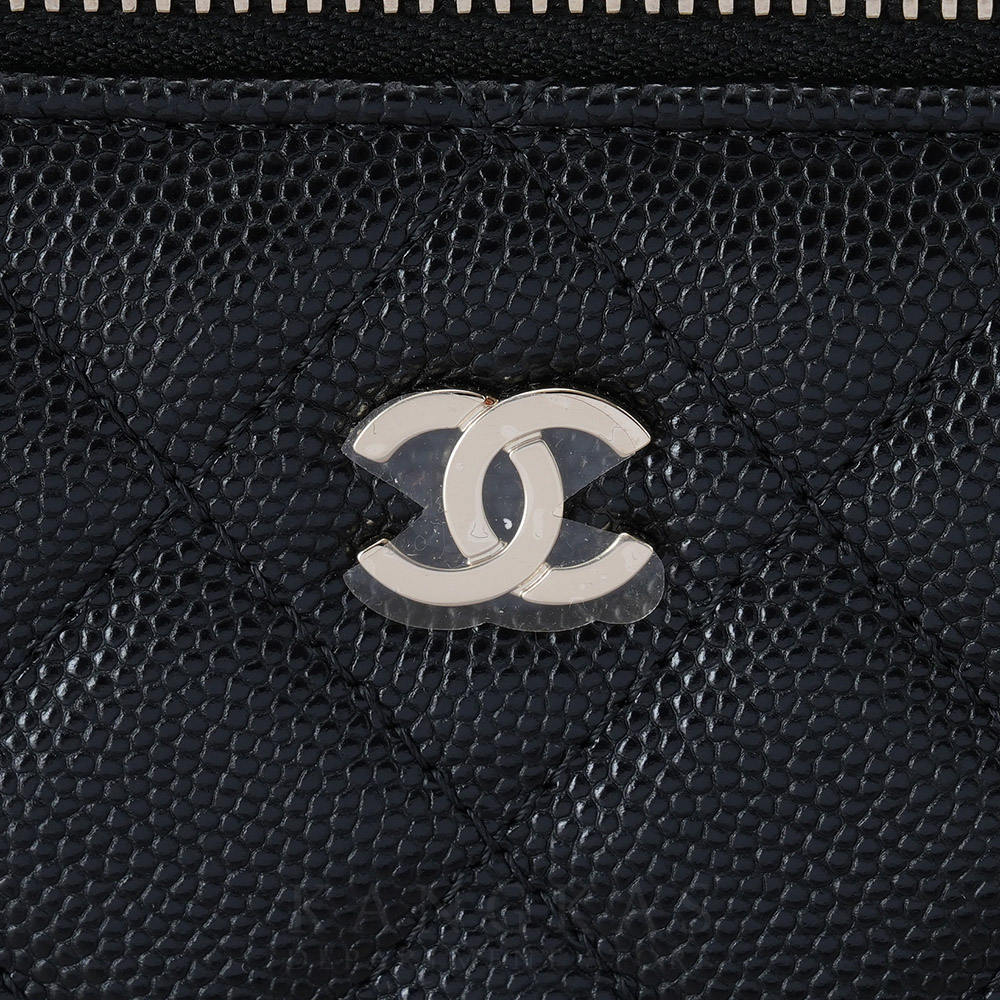 CHANEL(USED)샤넬 캐비어 직사각 베니티 체인백