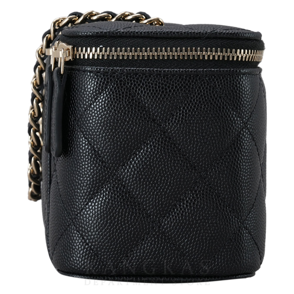 CHANEL(USED)샤넬 캐비어 직사각 베니티 체인백