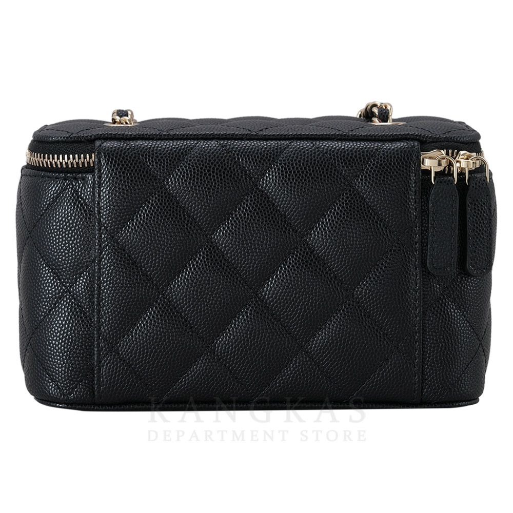 CHANEL(USED)샤넬 캐비어 직사각 베니티 체인백