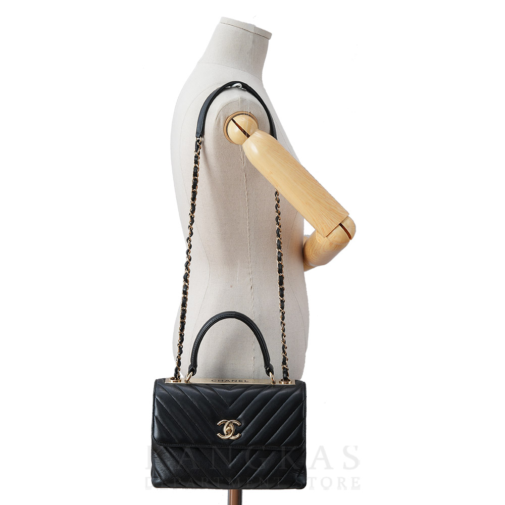 CHANEL(USED)샤넬 쉐브론 트렌디 CC 스몰