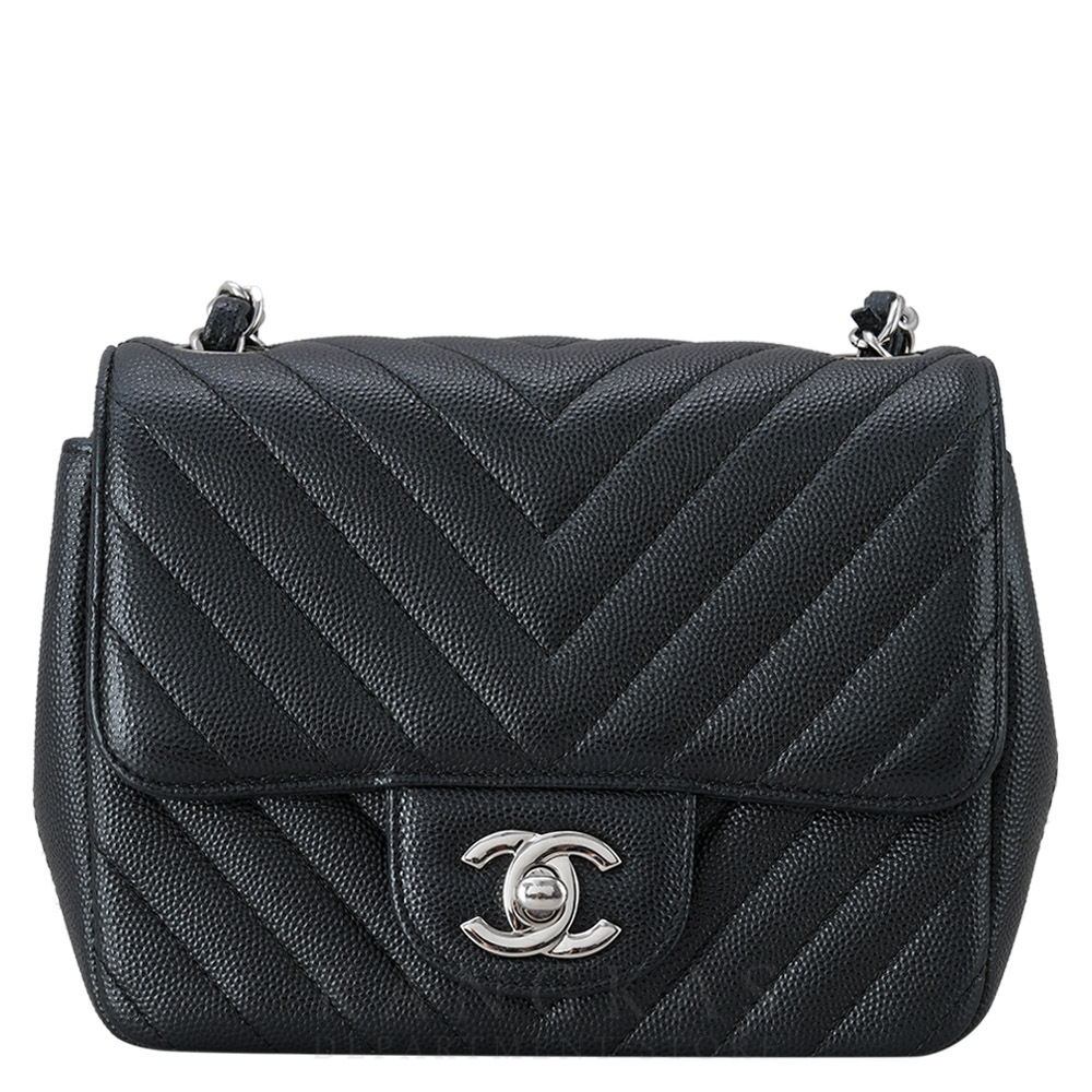 CHANEL(USED)샤넬 캐비어 쉐브론 쁘띠삭