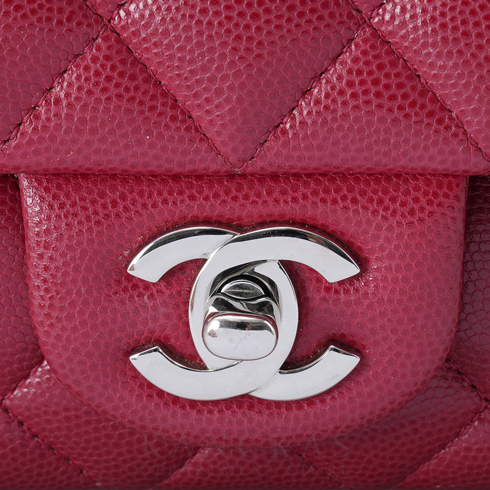 CHANEL(USED)샤넬 캐비어 클래식 뉴미니 체인 플랩백