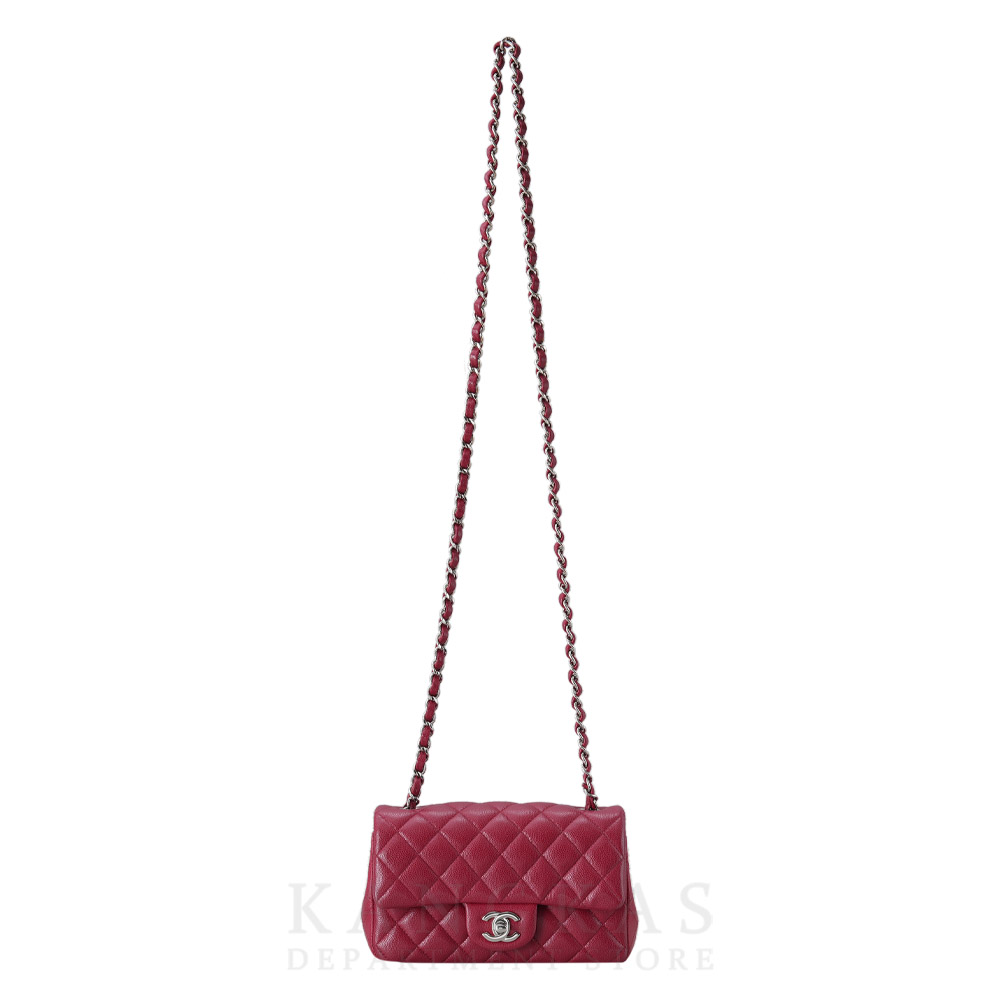 CHANEL(USED)샤넬 캐비어 클래식 뉴미니 체인 플랩백