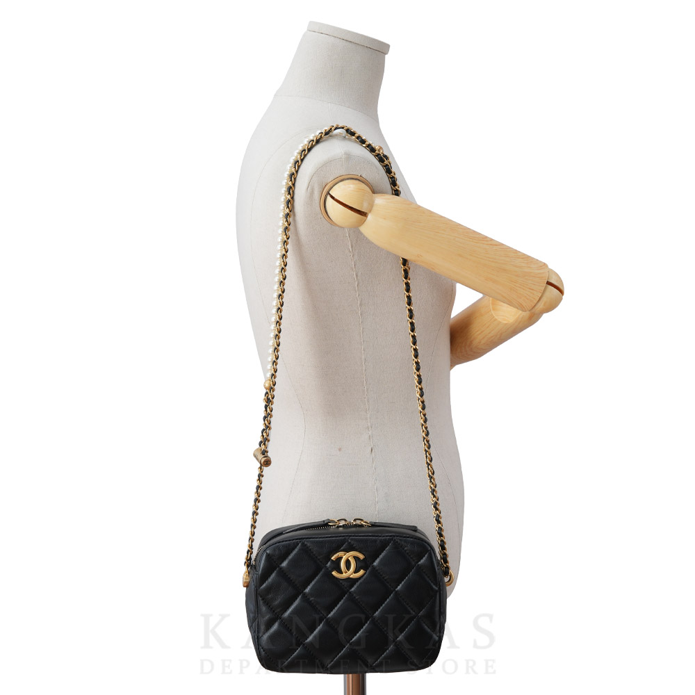 CHANEL(USED)샤넬 시즌 진주체인 크로스백
