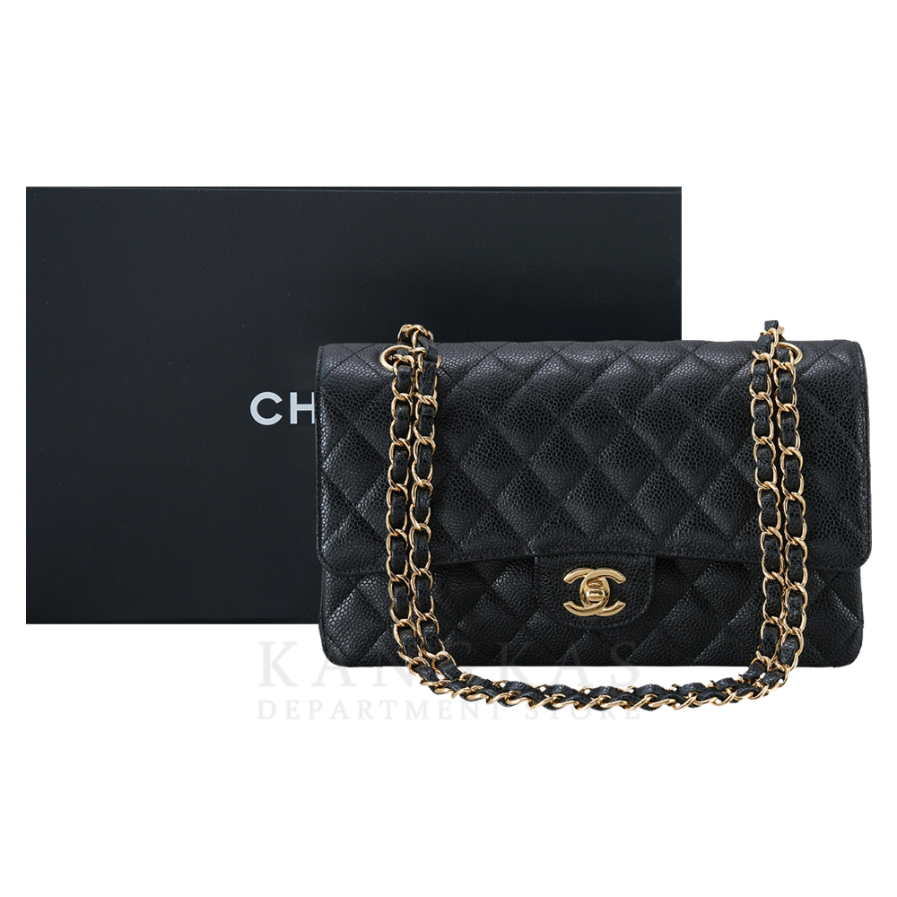 CHANEL(USED)샤넬 캐비어 클래식 미듐 플랩백