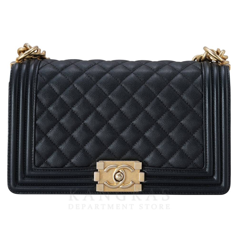 CHANEL(USED)샤넬 캐비어 보이샤넬 미듐 플랩백