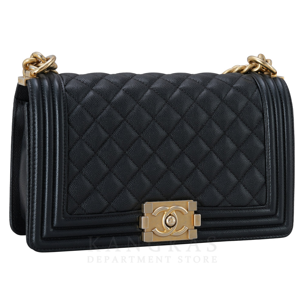 CHANEL(USED)샤넬 캐비어 보이샤넬 미듐 플랩백
