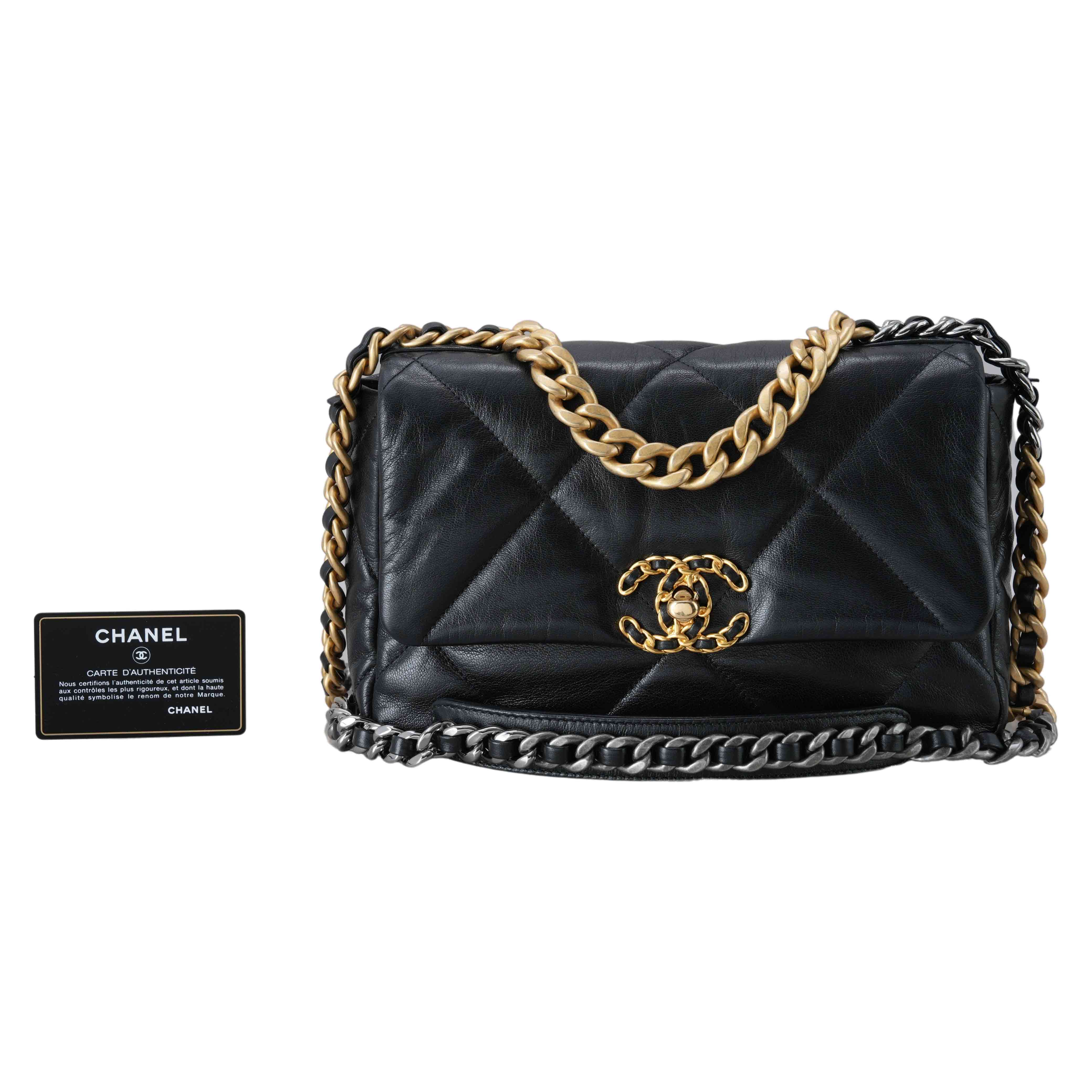 CHANEL(USED)샤넬 19백 미듐