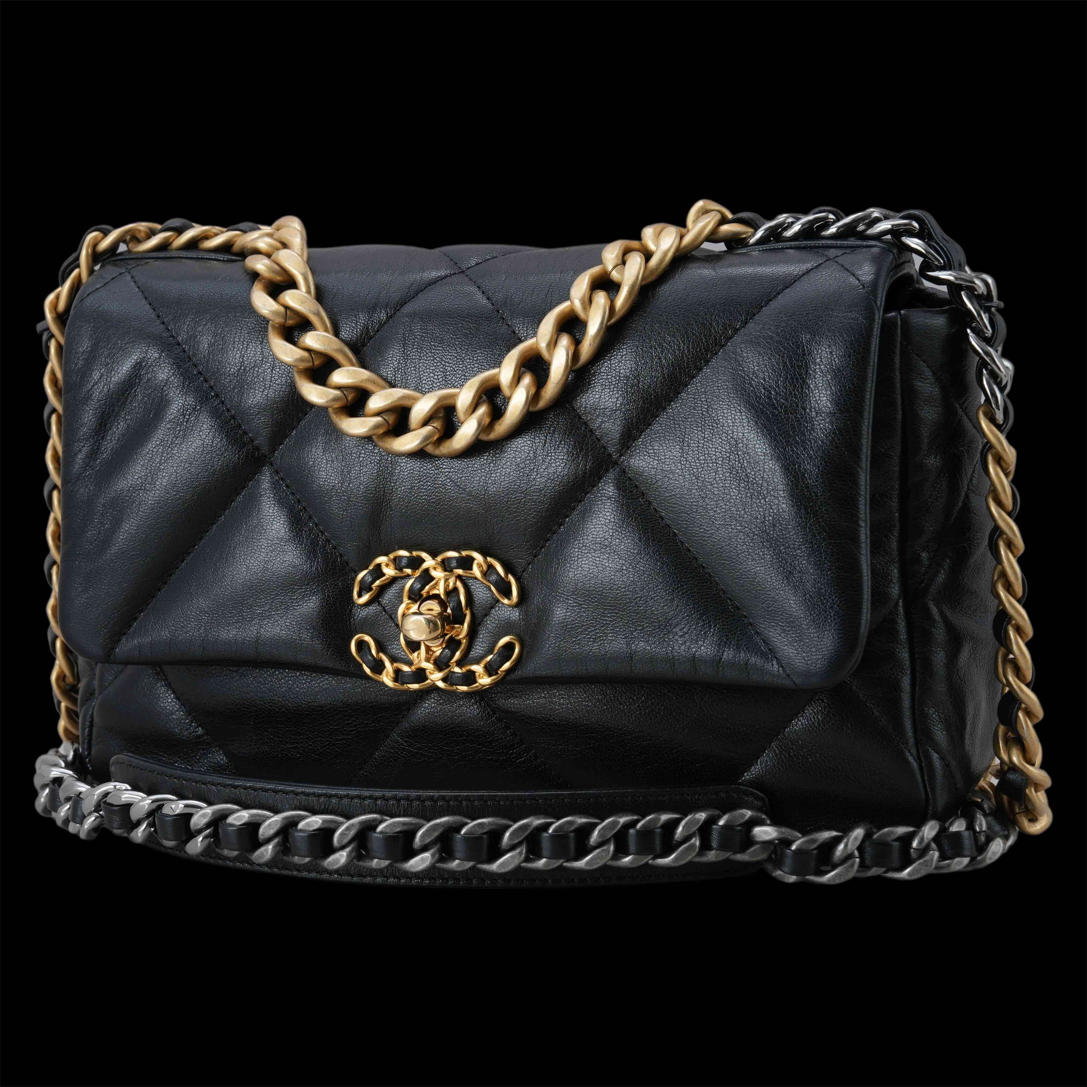 CHANEL(USED)샤넬 19백 미듐