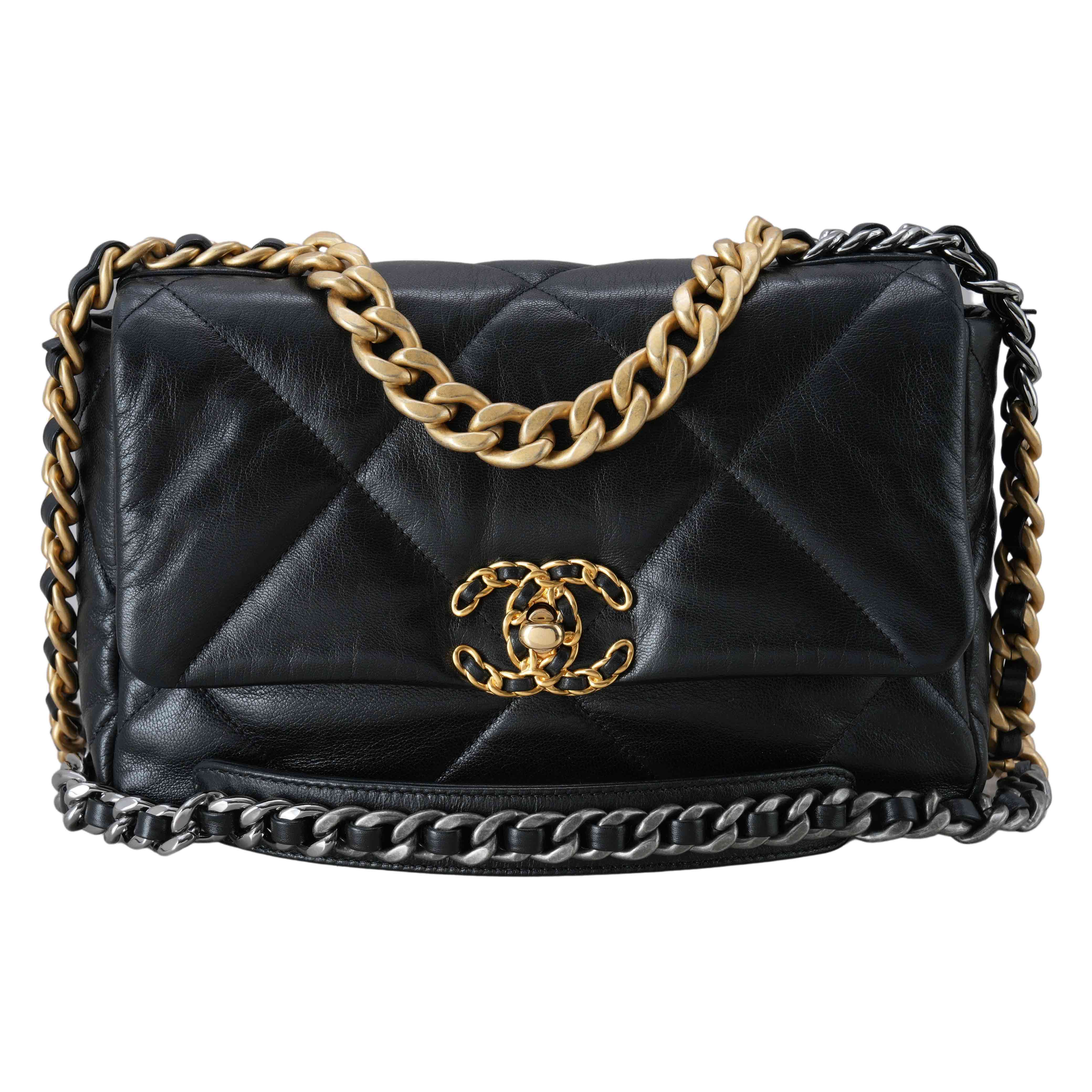 CHANEL(USED)샤넬 19백 미듐