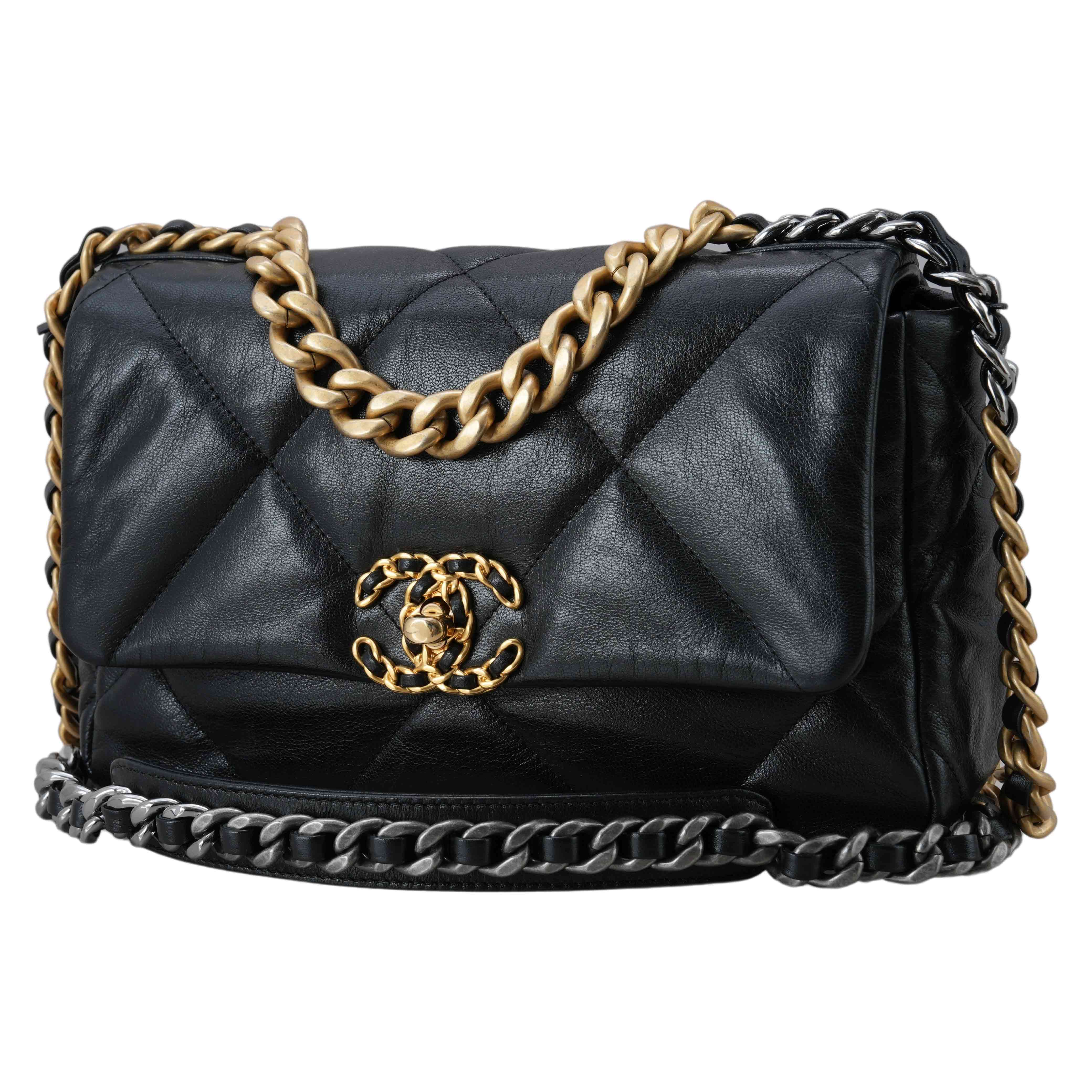 CHANEL(USED)샤넬 19백 미듐