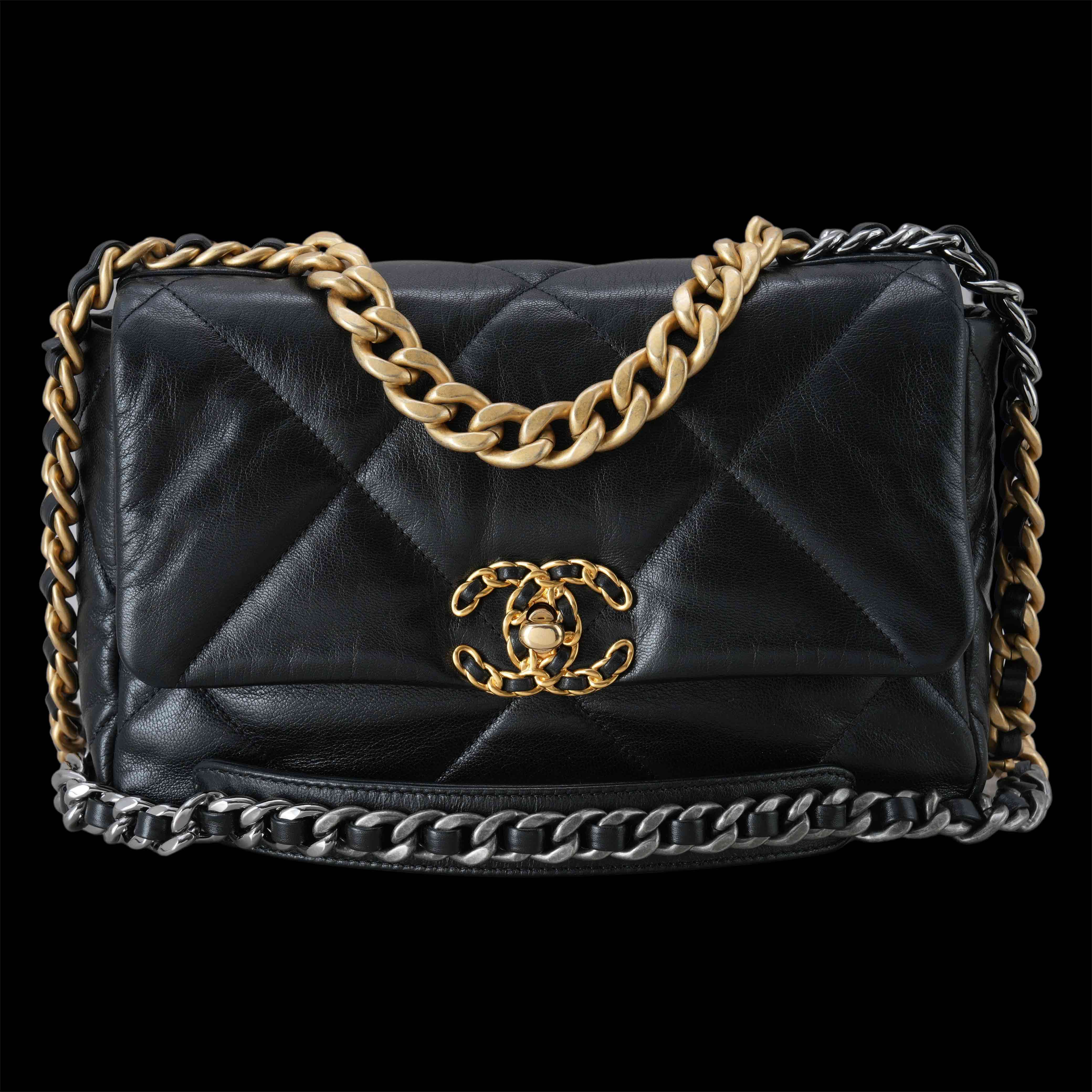 CHANEL(USED)샤넬 19백 미듐