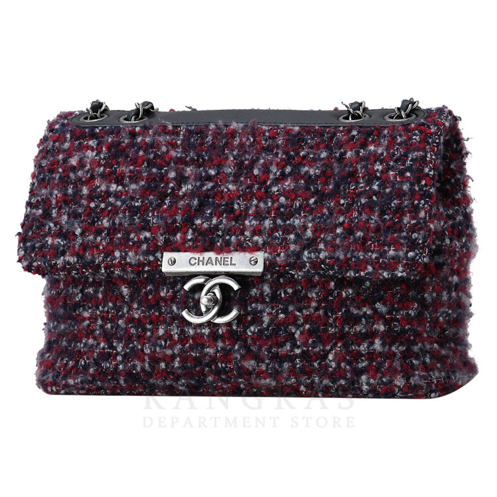 CHANEL(USED)샤넬 시즌 트위드 체인 숄더백