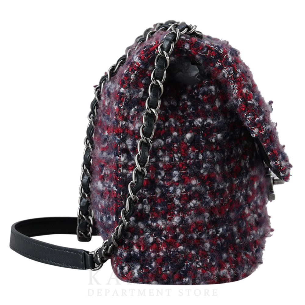 CHANEL(USED)샤넬 시즌 트위드 체인 숄더백