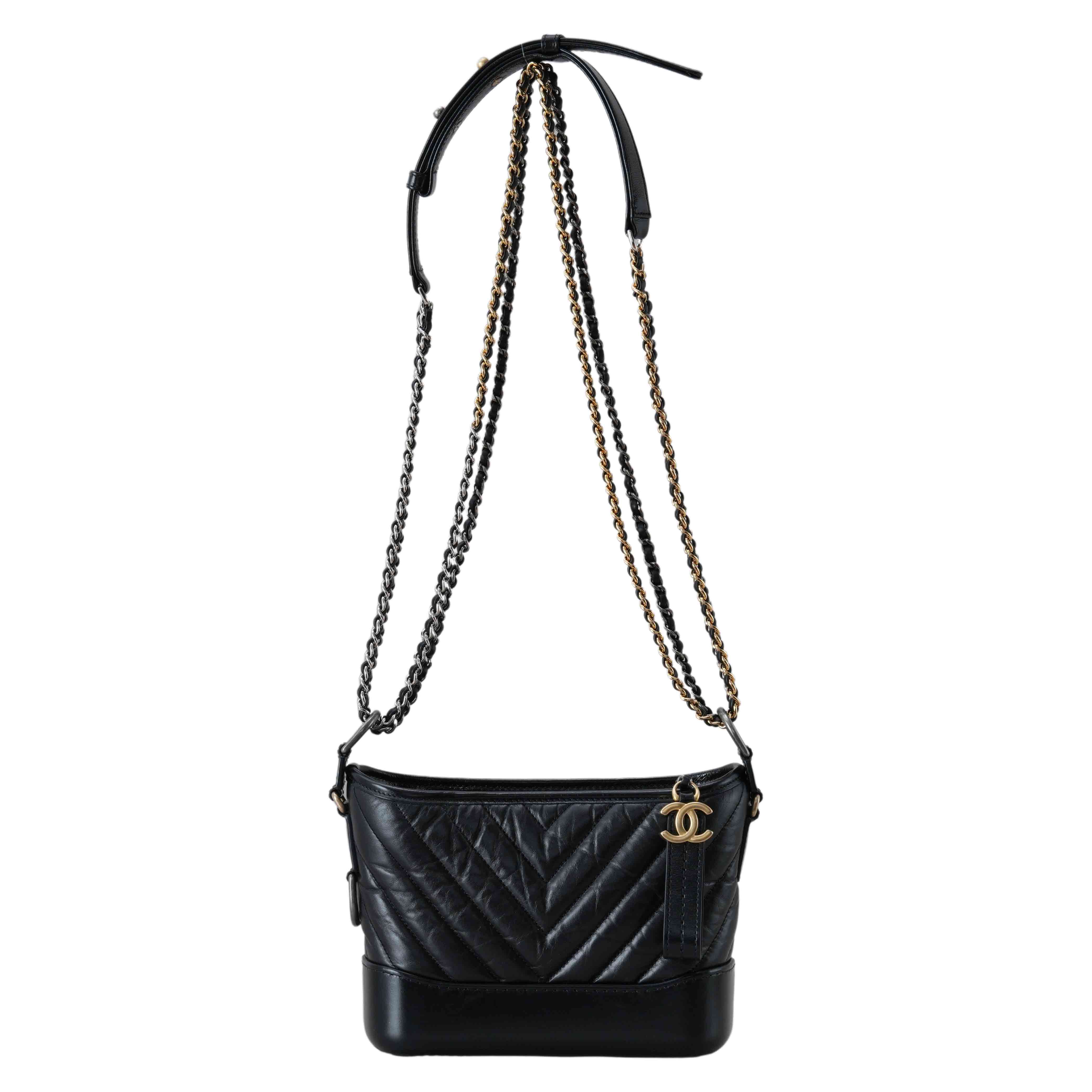 CHANEL(USED)샤넬 가브리엘 쉐브론 호보 스몰