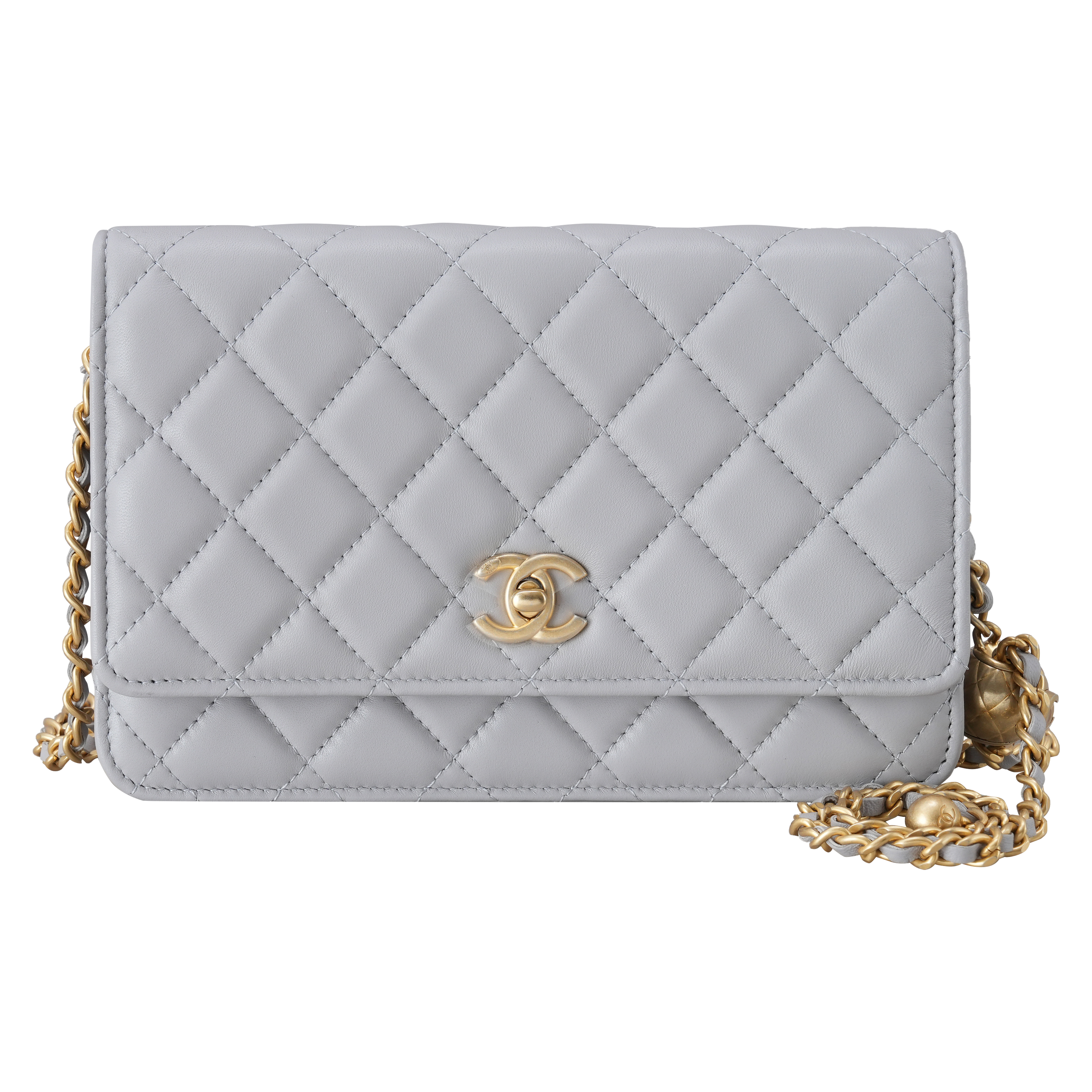CHANEL(USED)샤넬 AP1450 램스킨 골든볼 WOC