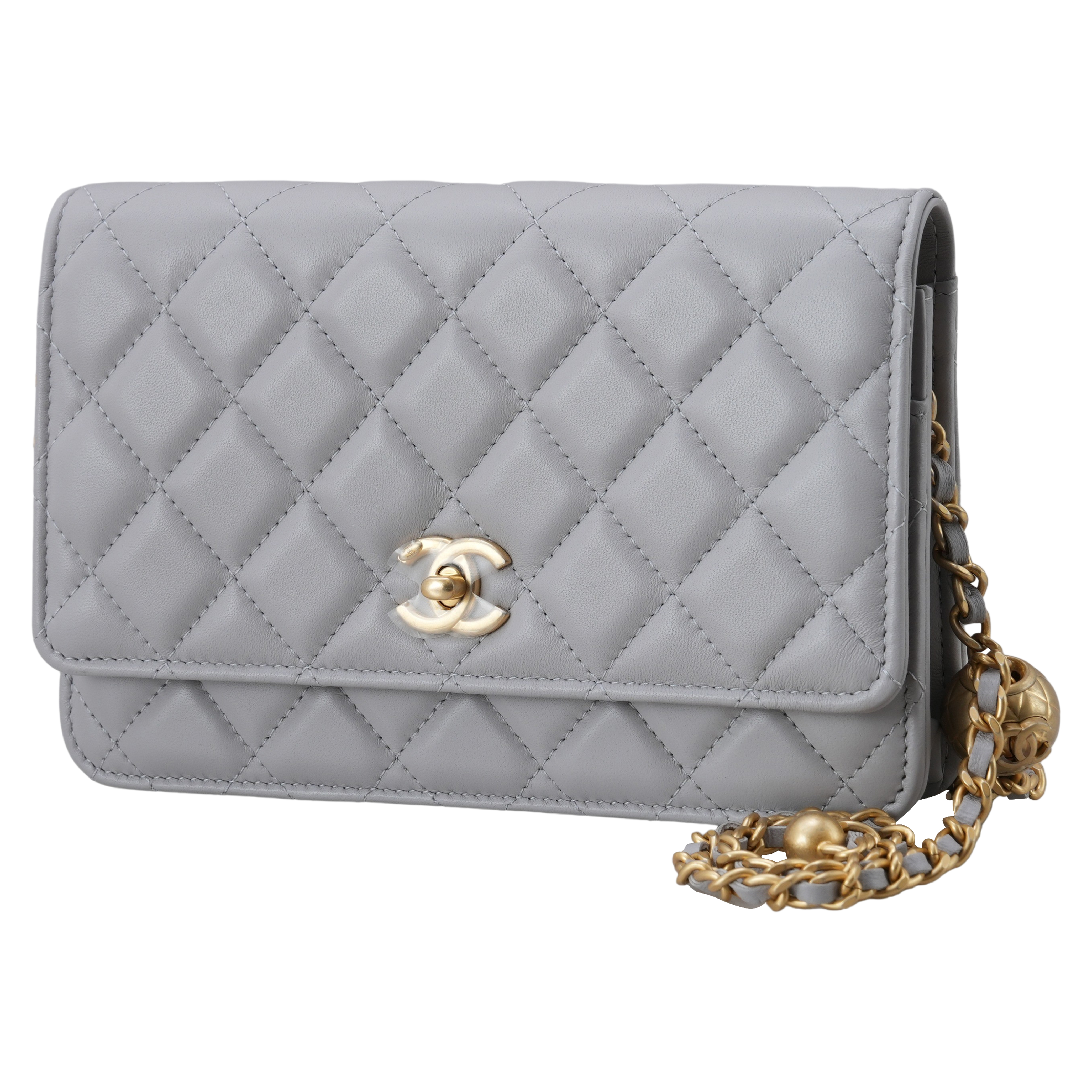 CHANEL(USED)샤넬 AP1450 램스킨 골든볼 WOC