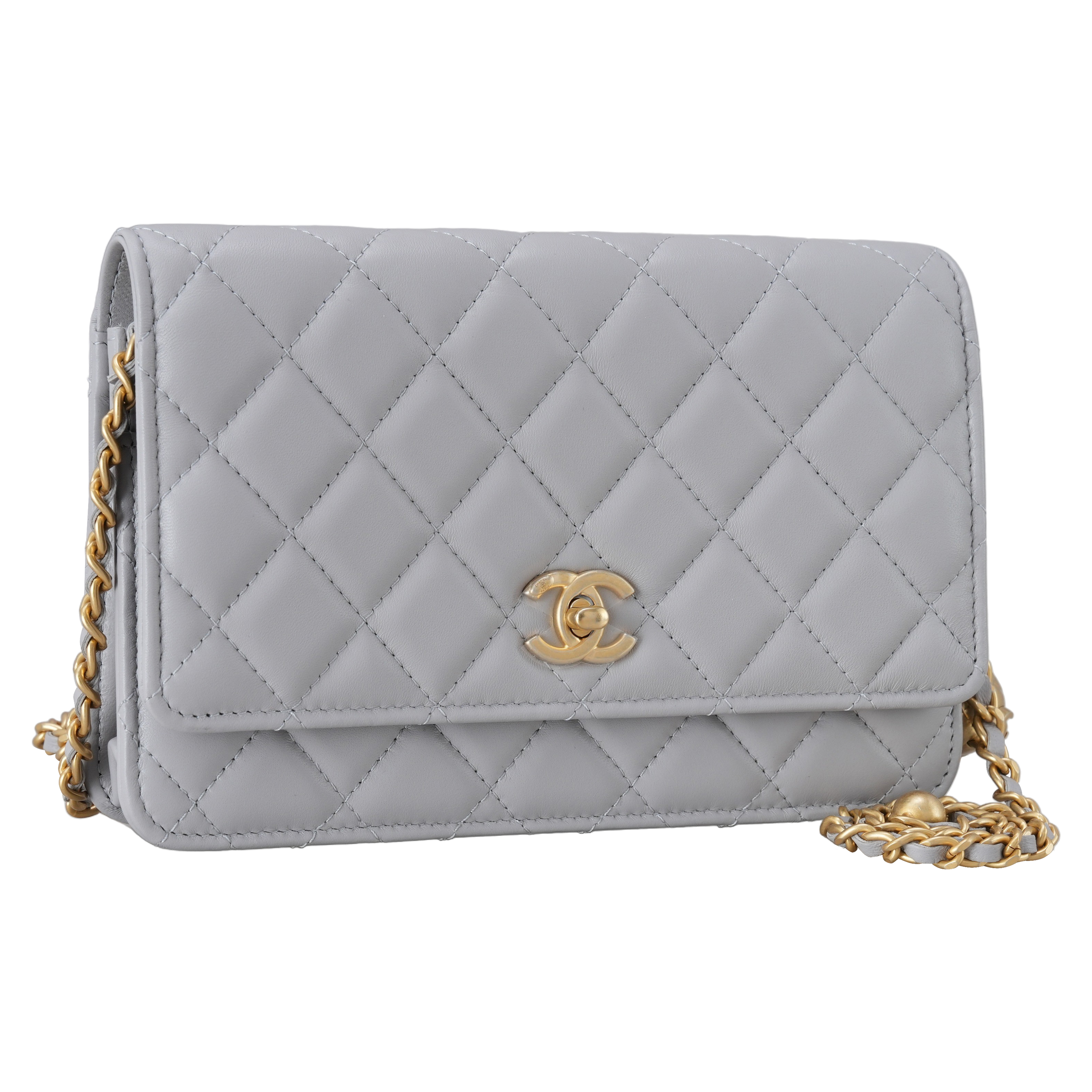 CHANEL(USED)샤넬 AP1450 램스킨 골든볼 WOC
