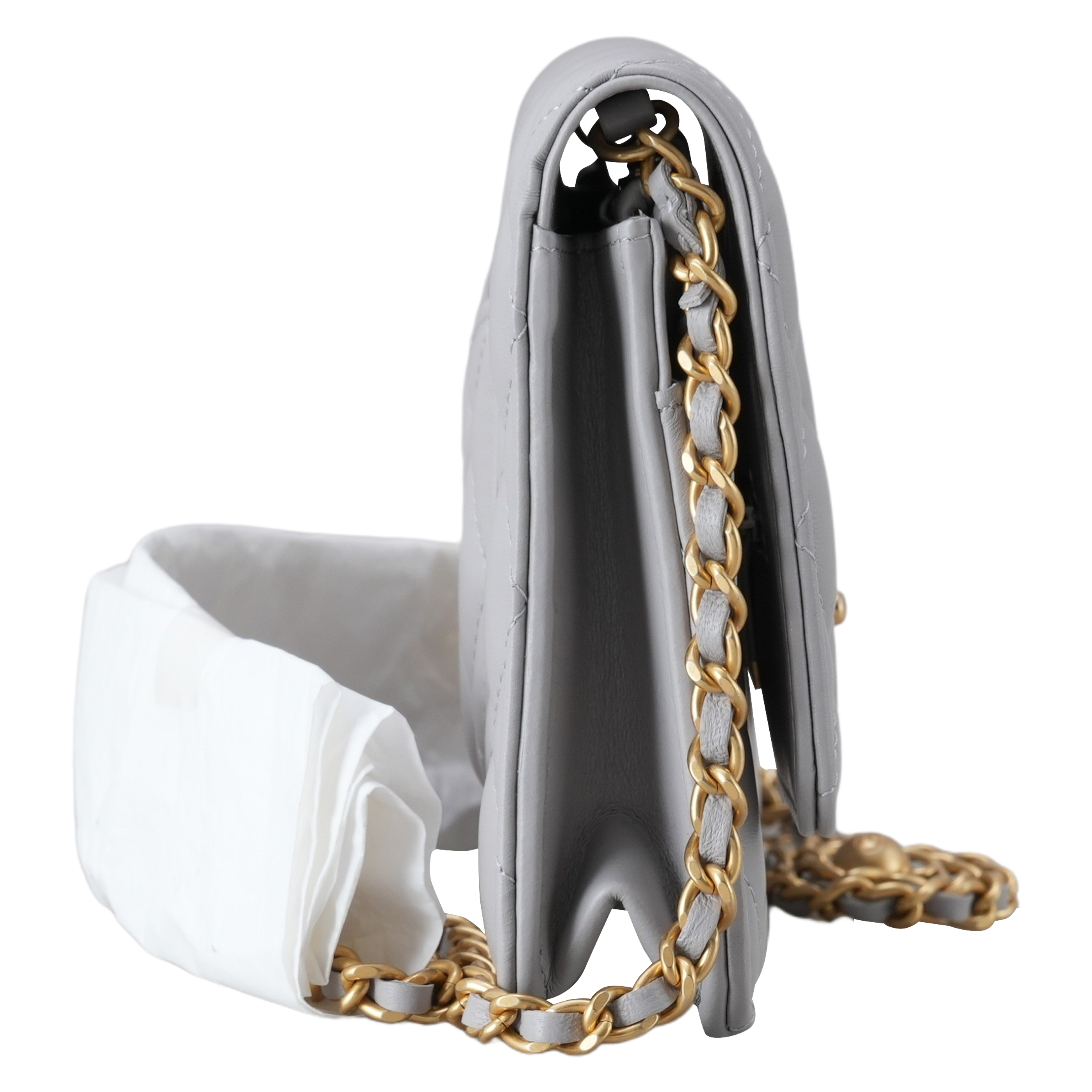 CHANEL(USED)샤넬 AP1450 램스킨 골든볼 WOC
