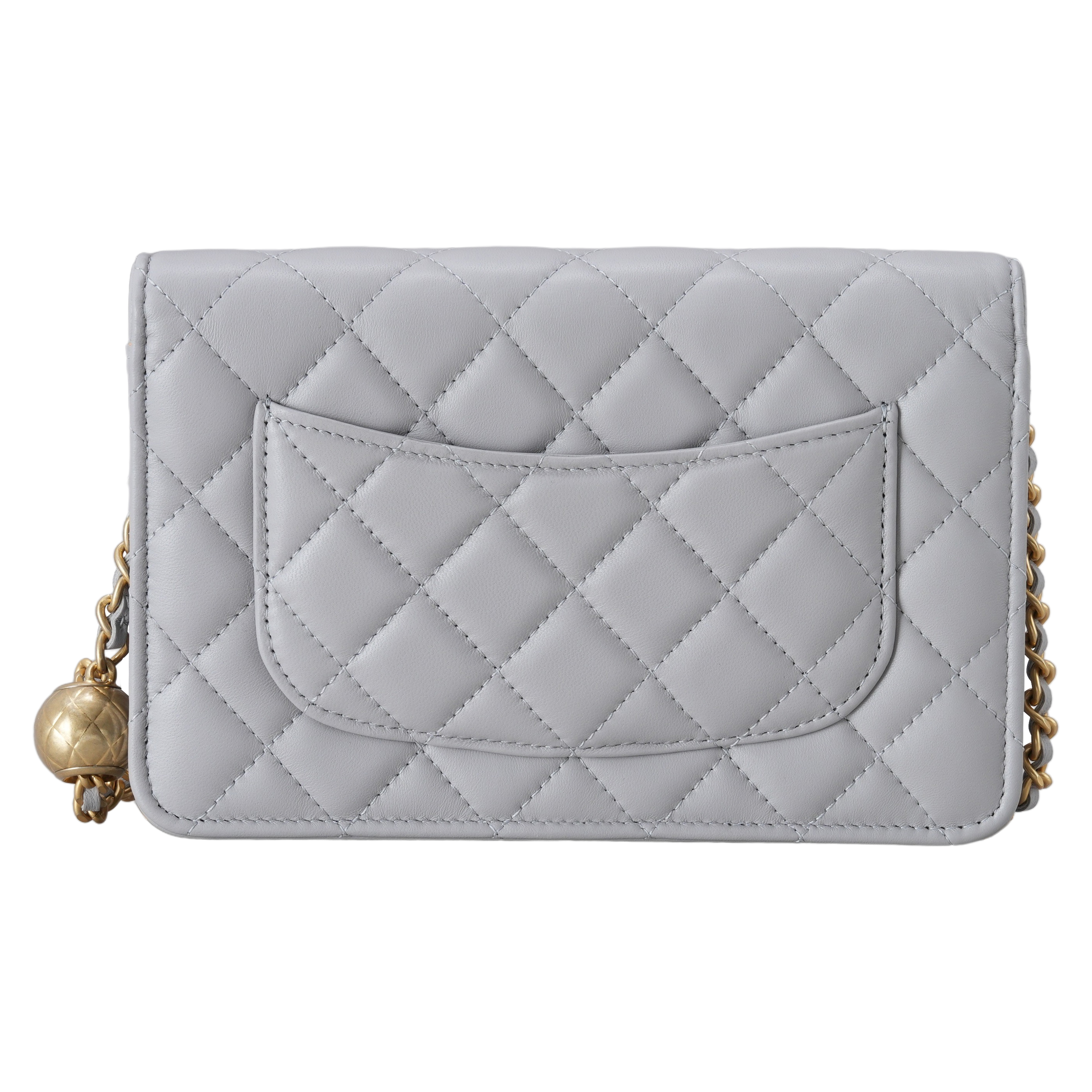 CHANEL(USED)샤넬 AP1450 램스킨 골든볼 WOC