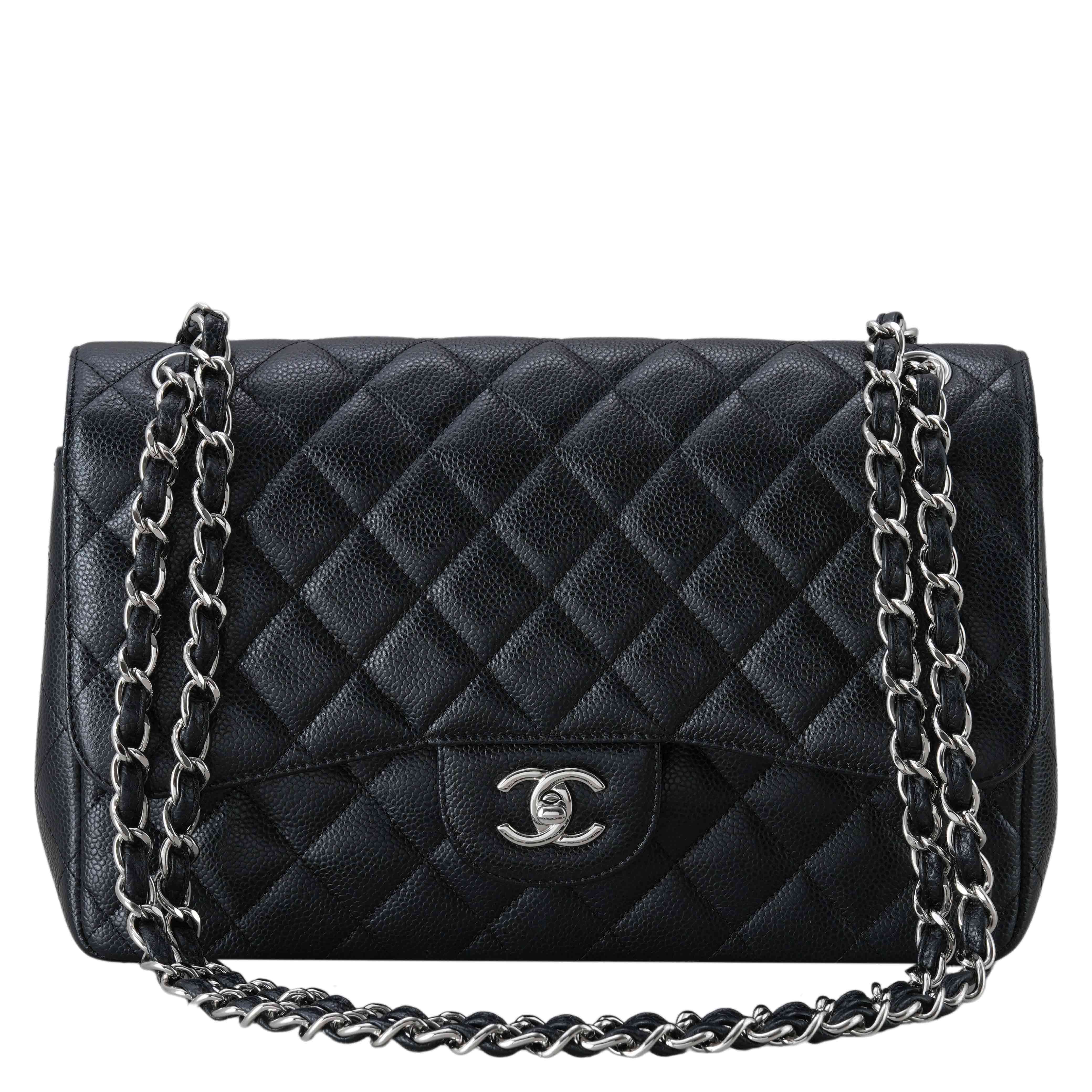 CHANEL(USED)샤넬 클래식 캐비어 점보