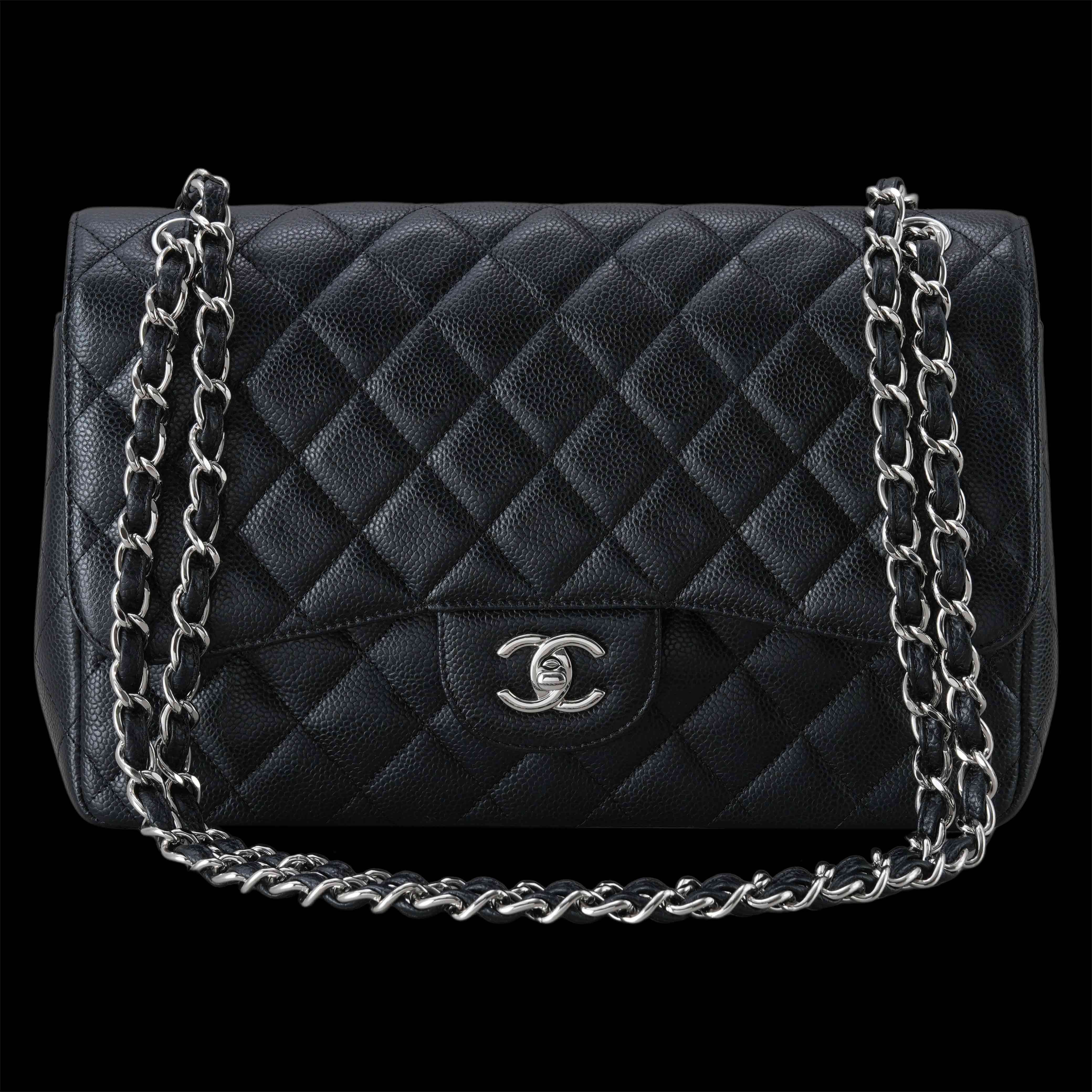 CHANEL(USED)샤넬 클래식 캐비어 점보
