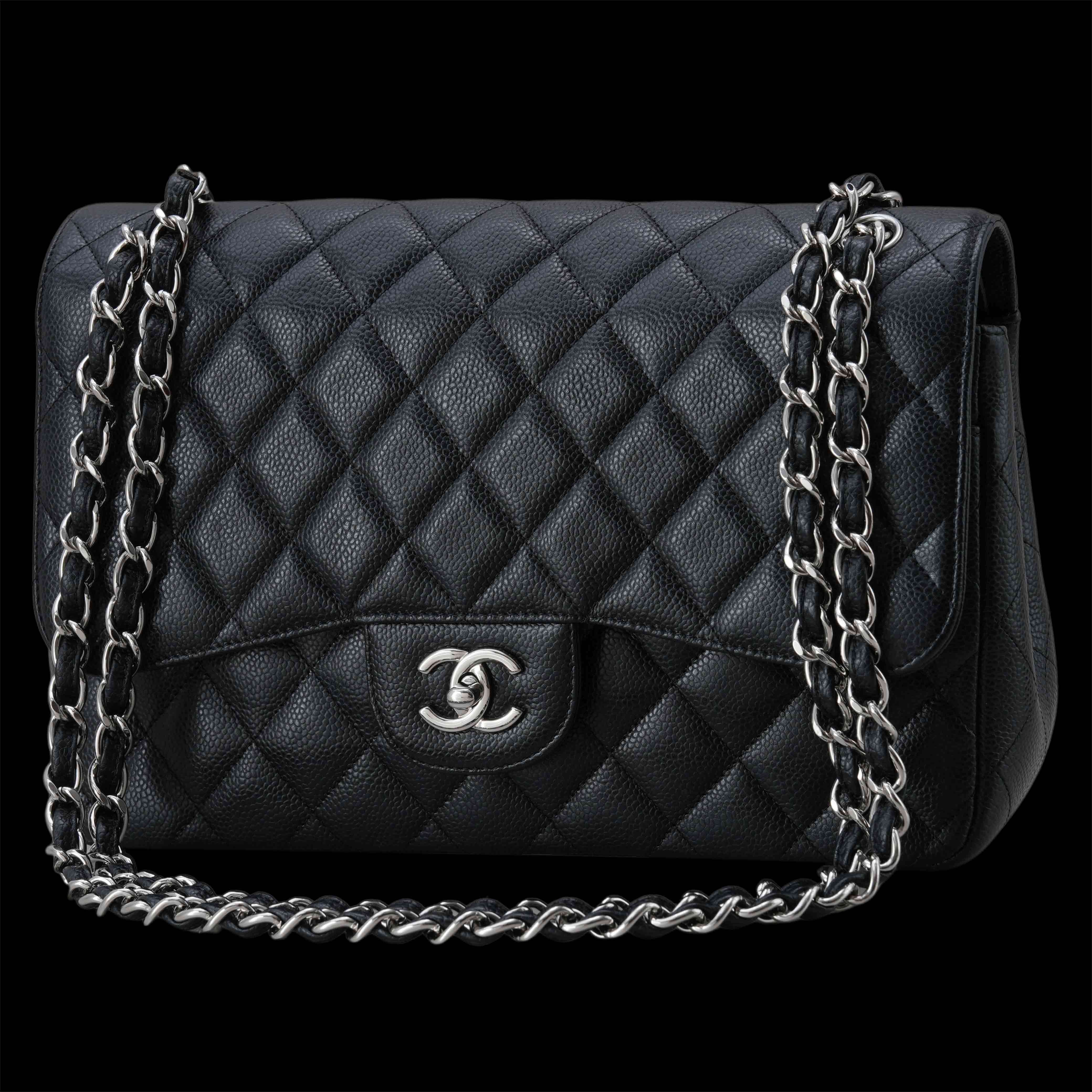 CHANEL(USED)샤넬 클래식 캐비어 점보