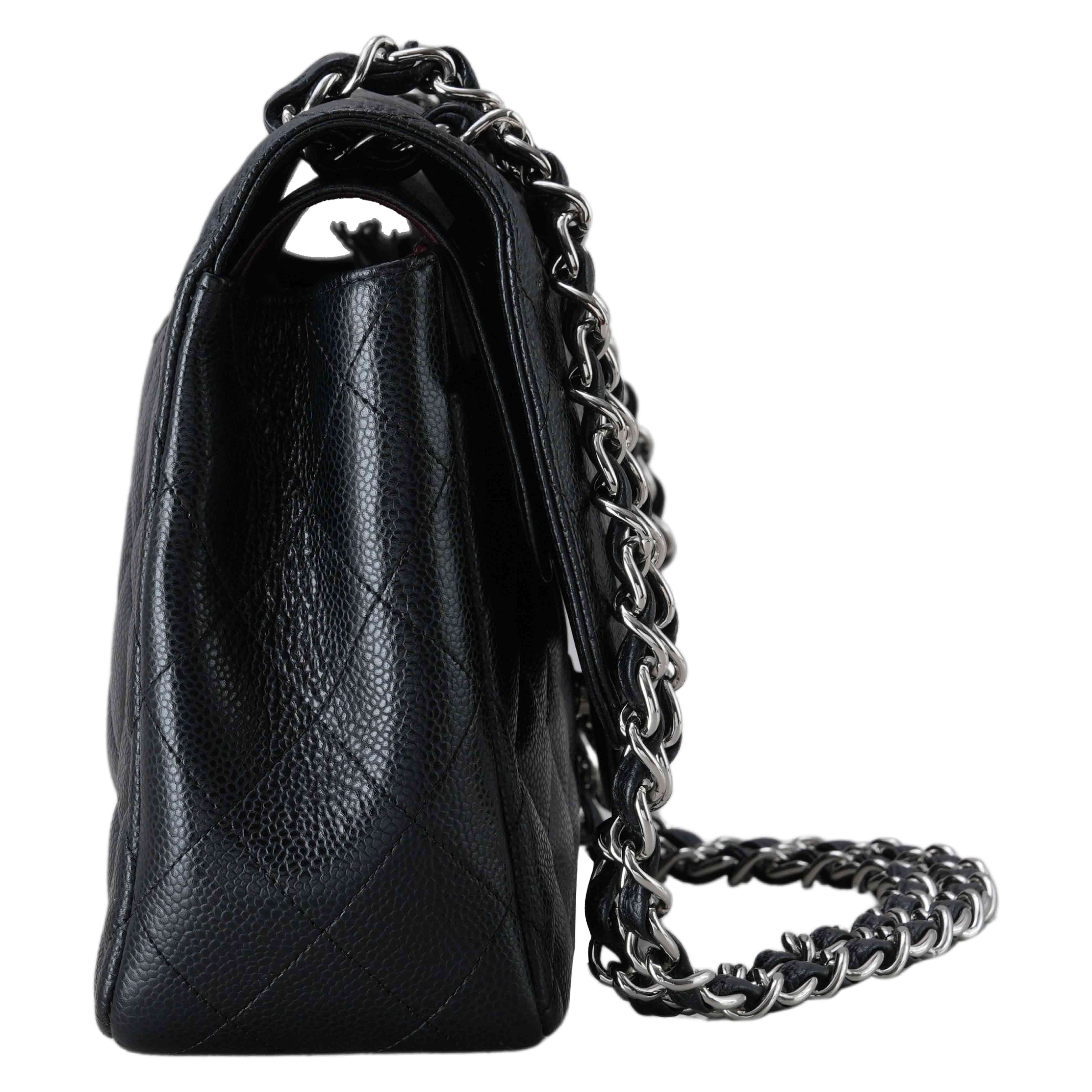 CHANEL(USED)샤넬 클래식 캐비어 점보