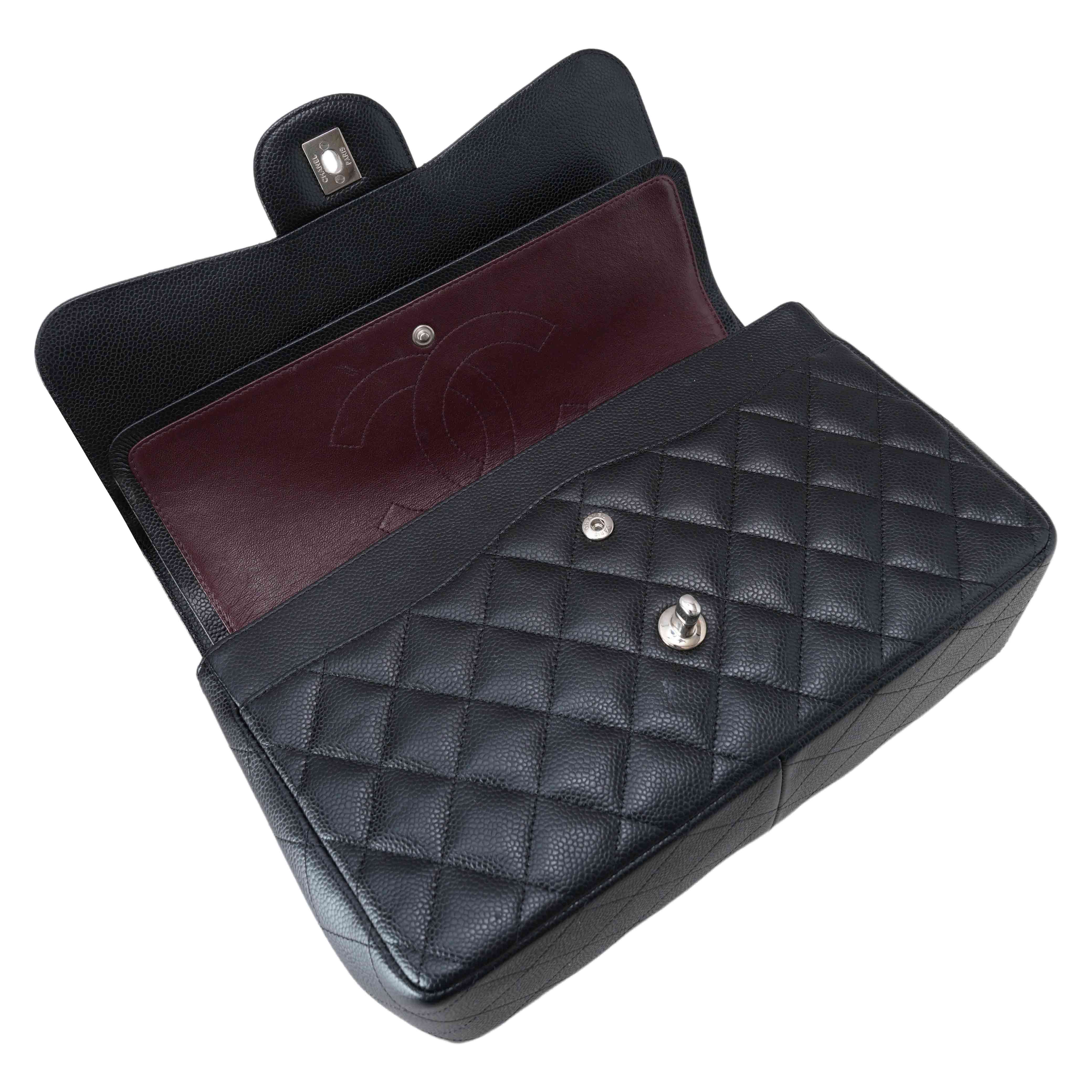 CHANEL(USED)샤넬 클래식 캐비어 점보
