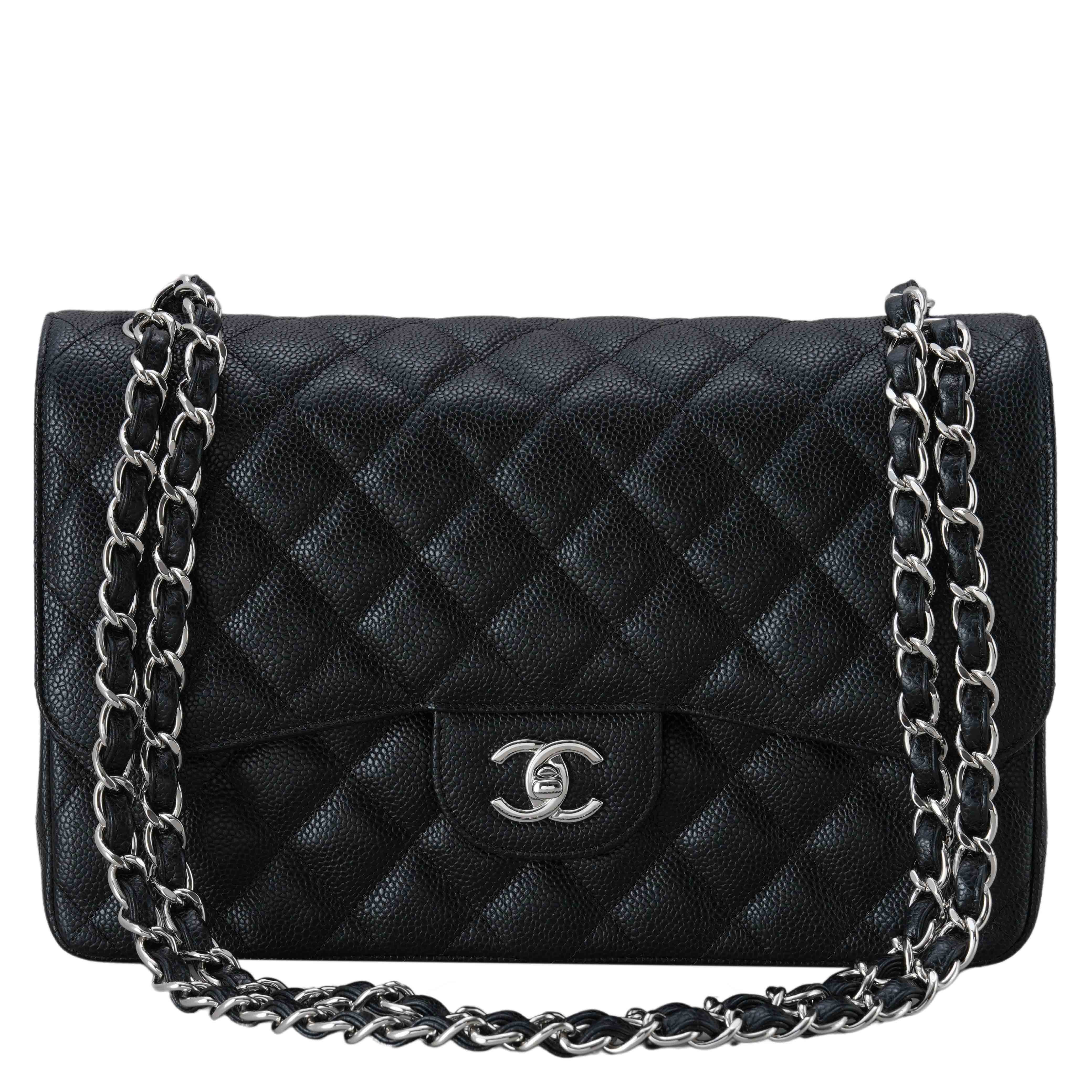 CHANEL(USED)샤넬 캐비어 클래식 라지 플랩백