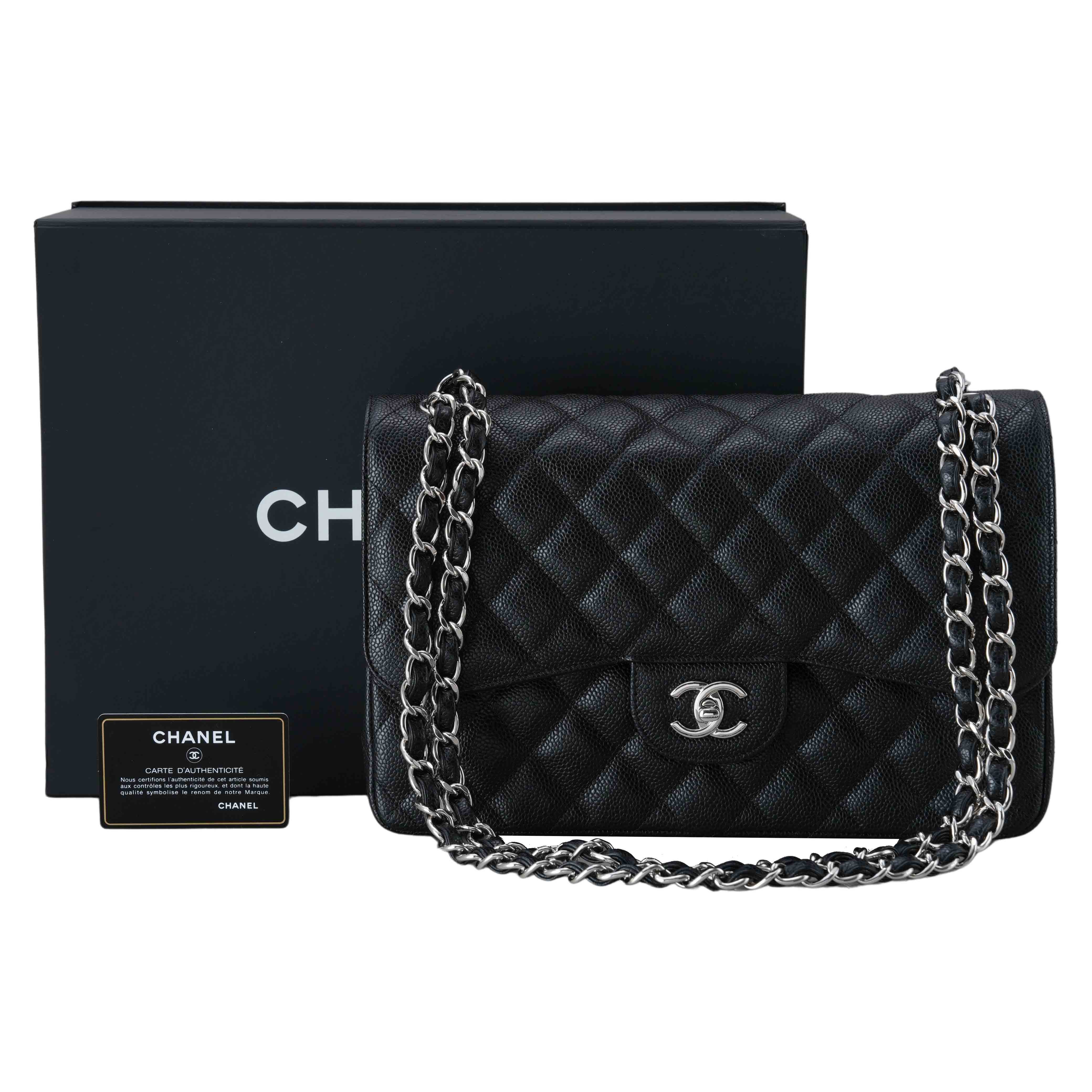 CHANEL(USED)샤넬 캐비어 클래식 라지 플랩백